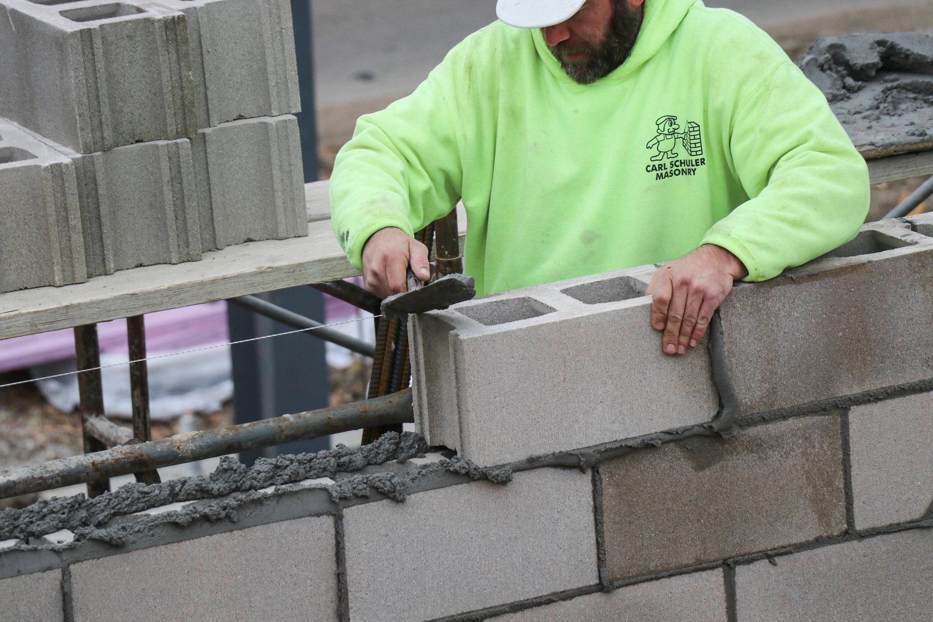 slide 5 of 5, QLT by Marshalltown 11-in x 4.75-in Steel Brick Rubber Handle Trowel, 1 ct