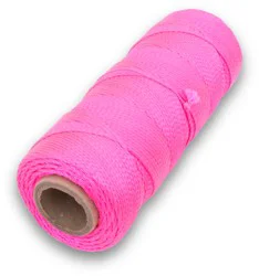 Marshalltown 500-ft Fluorescent Pink Braided Nylon Mason line String