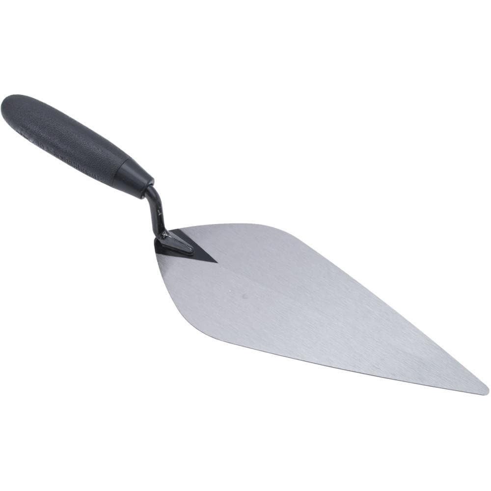 slide 2 of 5, QLT by Marshalltown 10-in x 4.75-in Steel Brick Plastic Handle Trowel, 1 ct