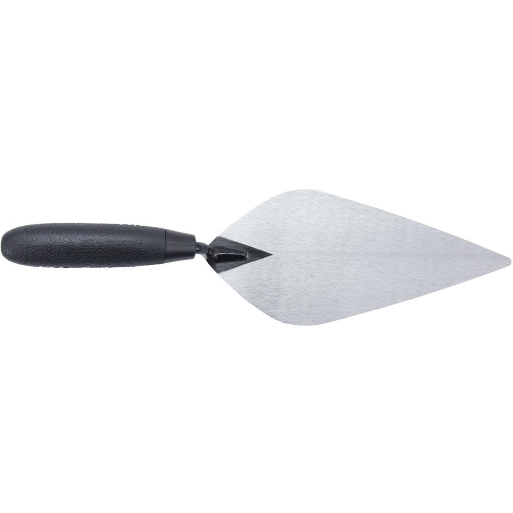 slide 3 of 5, QLT by Marshalltown 10-in x 4.75-in Steel Brick Plastic Handle Trowel, 1 ct