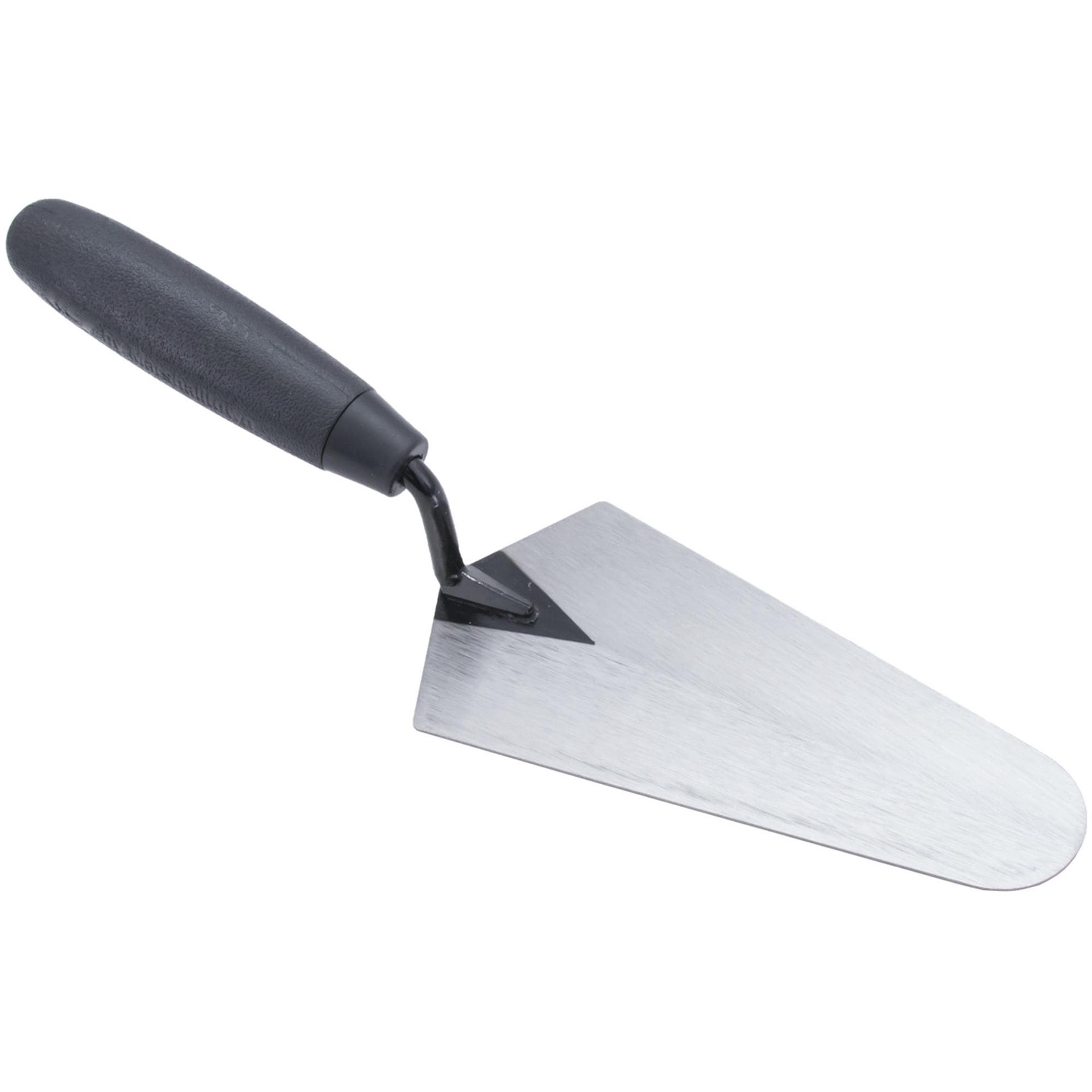 slide 6 of 6, QLT by Marshalltown 7-in x 3.37-in Steel Gauging Plastic Handle Trowel, 1 ct