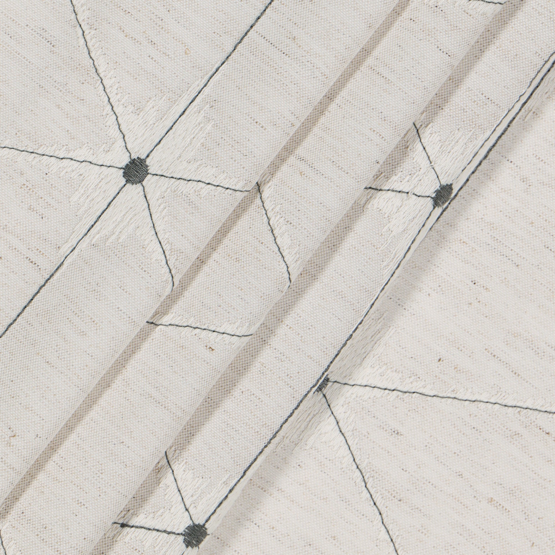 slide 4 of 4, Origin 21 84-in Grey Geometric Light filtering Back tab Single curtain panel, 1 ct