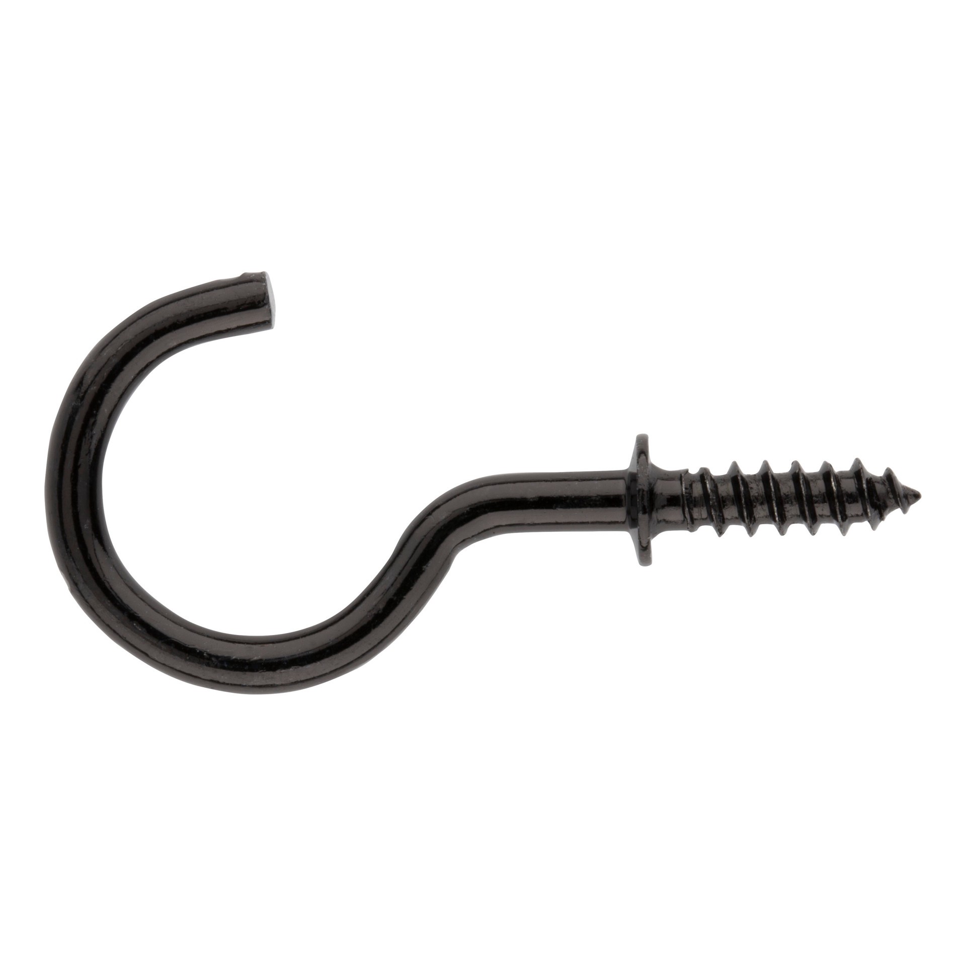 slide 2 of 4, National Hardware 0.98-in Black Steel Cup hook 30 -Pack, 1 ct