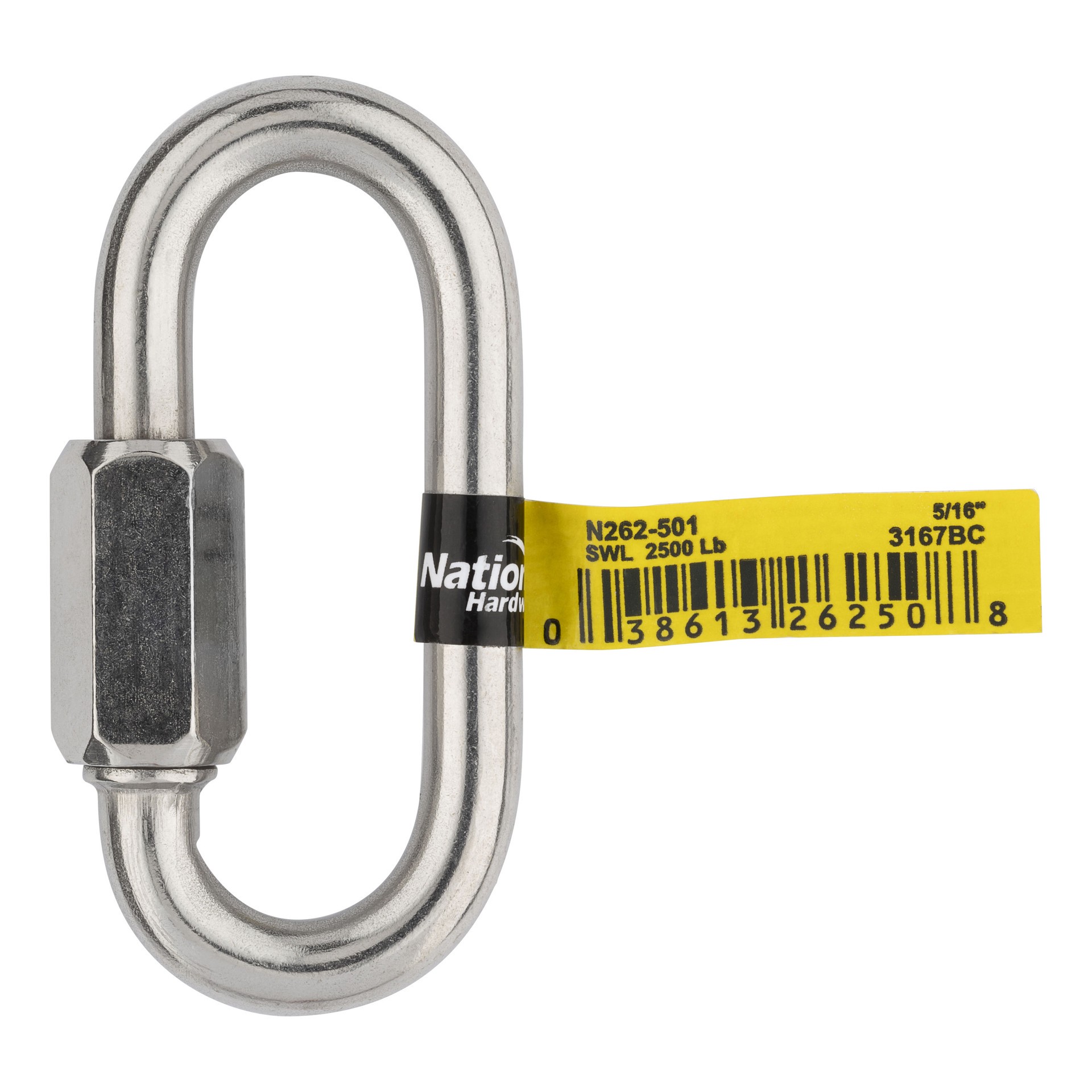 slide 3 of 4, National Hardware N262-501 Quick Links In Stainless Steel, 1 ct