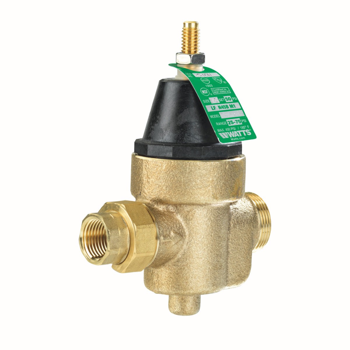 slide 6 of 6, Watts 1/2-in Copper Pressure reducing valve, 1 ct