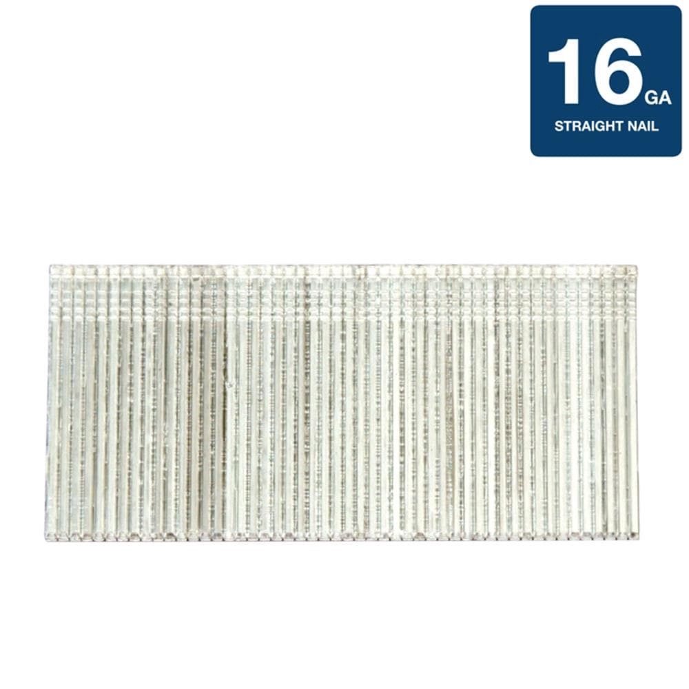 slide 1 of 5, Metabo HPT 1-1/2-in 16 -Gauge Straight Electro-galvanized Collated Finish nails 2500 -Per Box, 1 ct