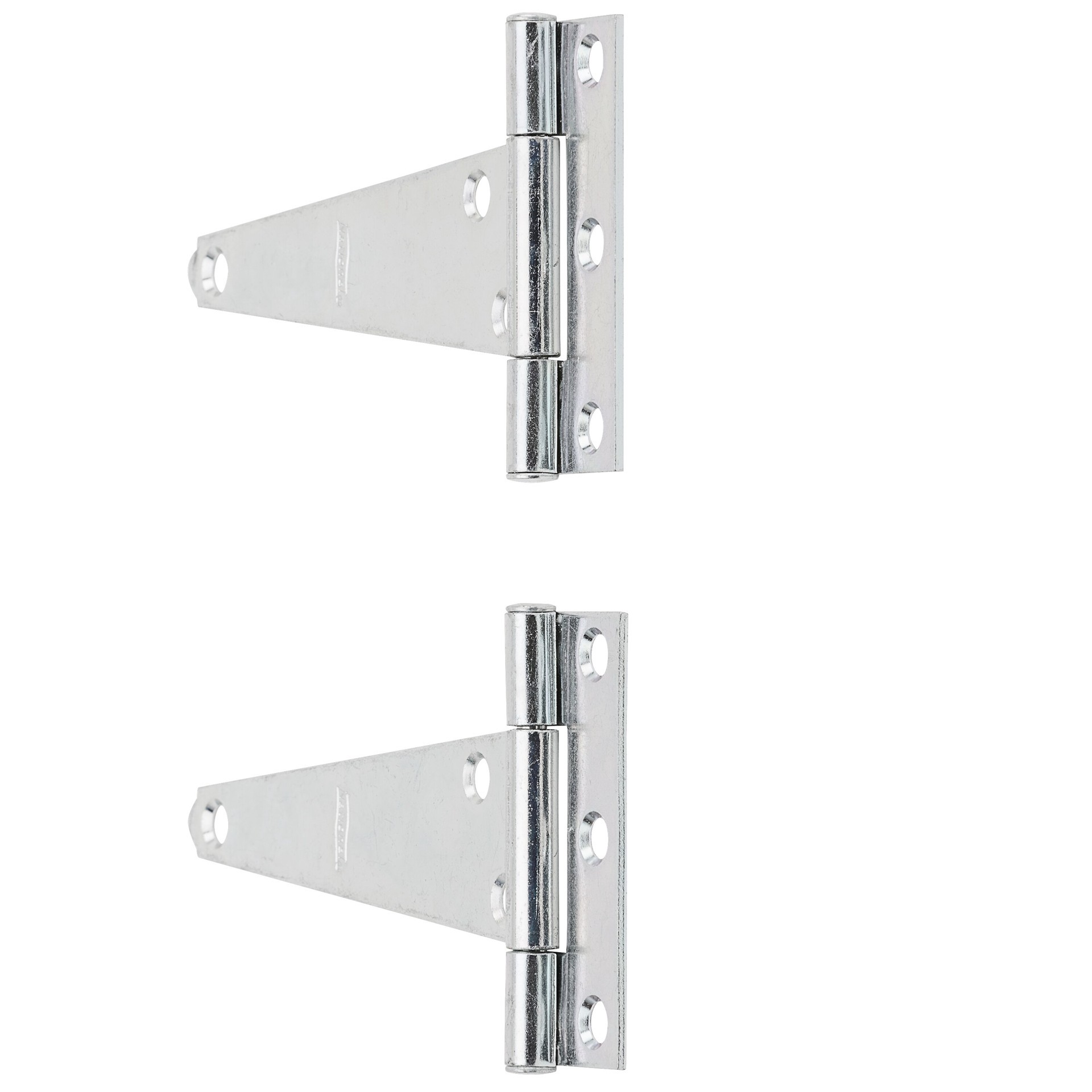 slide 3 of 6, National Hardware 5-in H Zinc plated T-shaped Interior/Exterior Door Hinge 2 -Pack, 1 ct