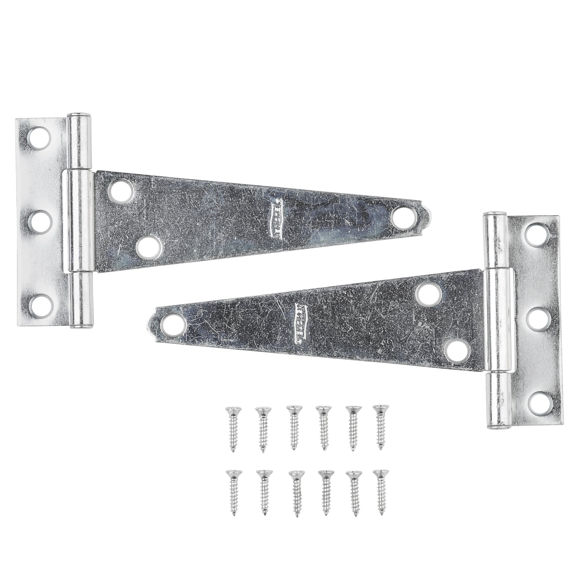 slide 5 of 6, National Hardware 5-in H Zinc plated T-shaped Interior/Exterior Door Hinge 2 -Pack, 1 ct