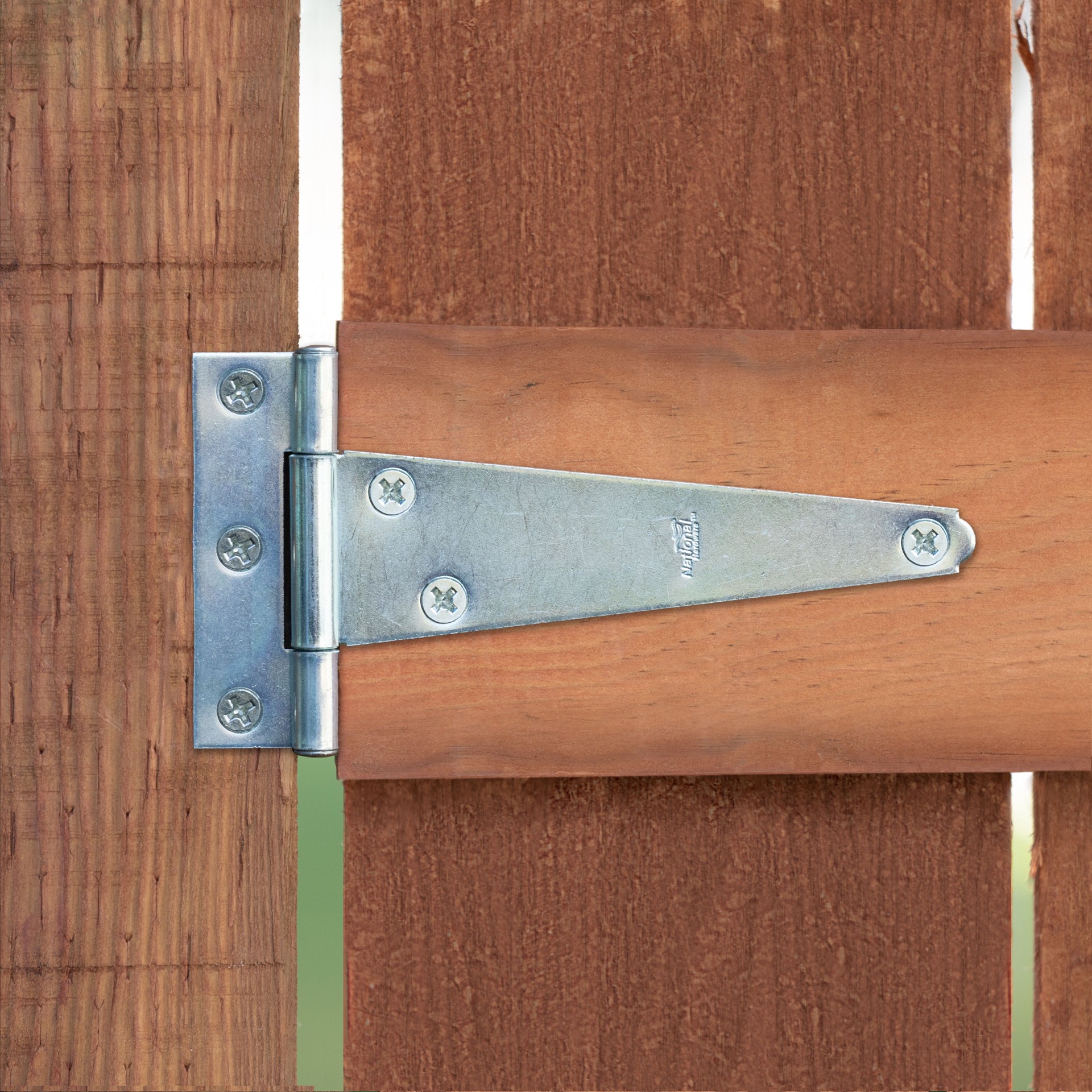 slide 6 of 6, National Hardware 5-in H Zinc plated T-shaped Interior/Exterior Door Hinge 2 -Pack, 1 ct