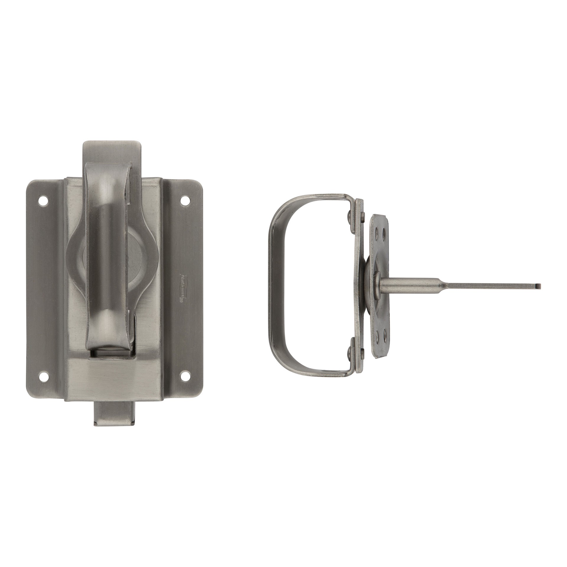slide 2 of 5, National Hardware 5-1/4-in Stainless steel Gate latch, 1 ct
