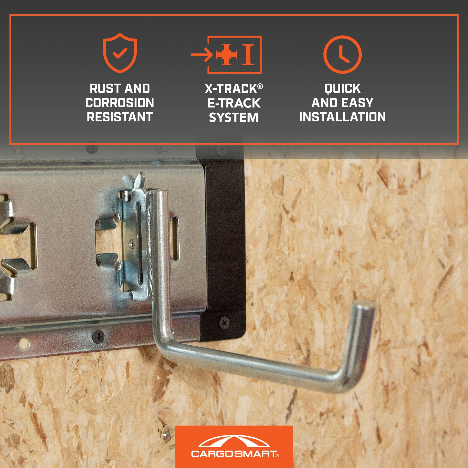 slide 6 of 6, CargoSmart 9.81-in Zinc Steel Multipurpose Large hook, 1 ct