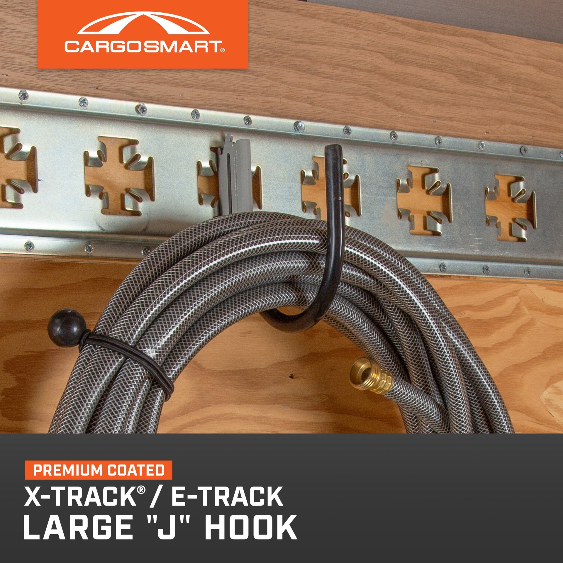 slide 2 of 6, CargoSmart 10.5-in Powdercoat Gray Steel Multipurpose Hook, 1 ct