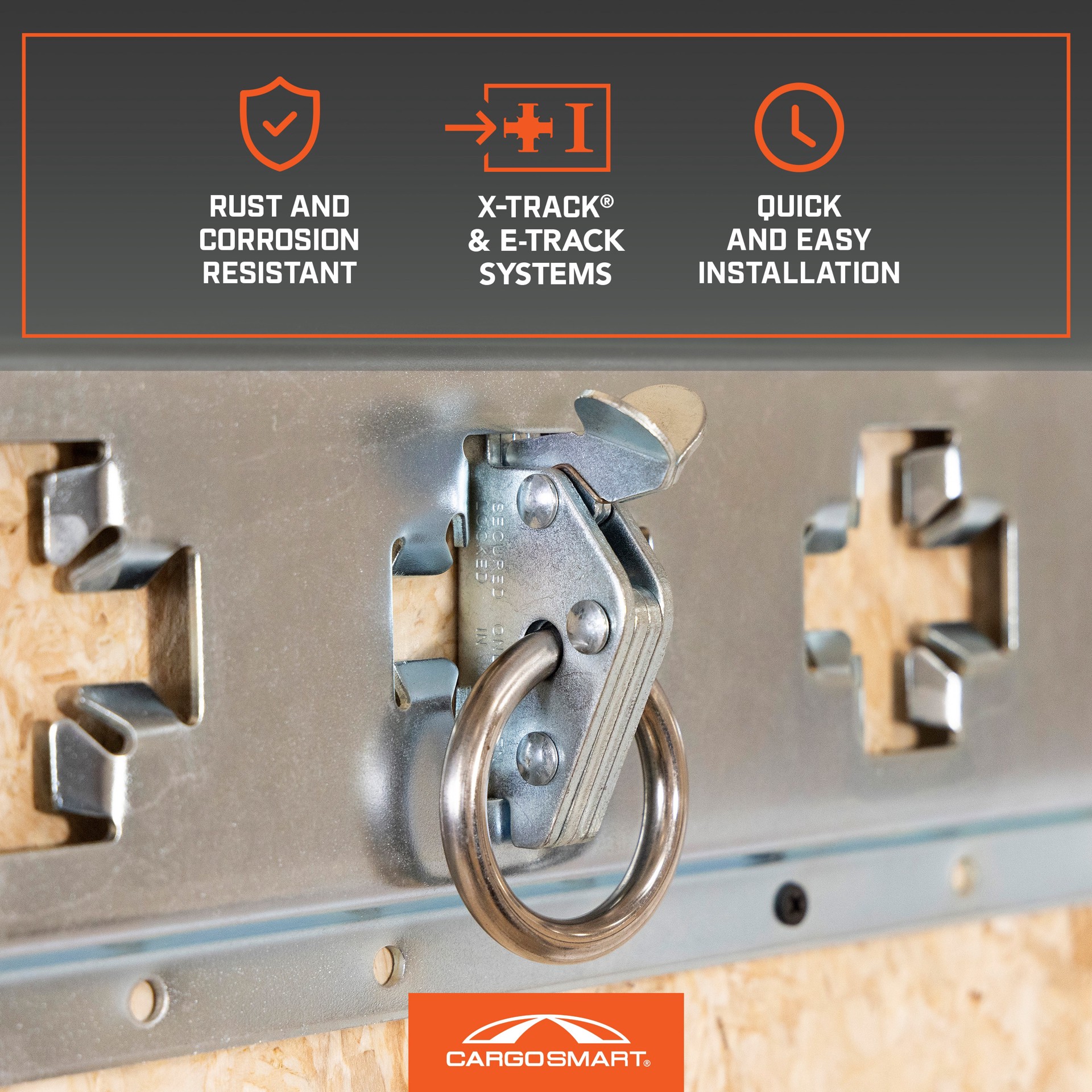 slide 6 of 6, CargoSmart 6.81-in Zinc Steel Multipurpose Accessory kit, 1 ct