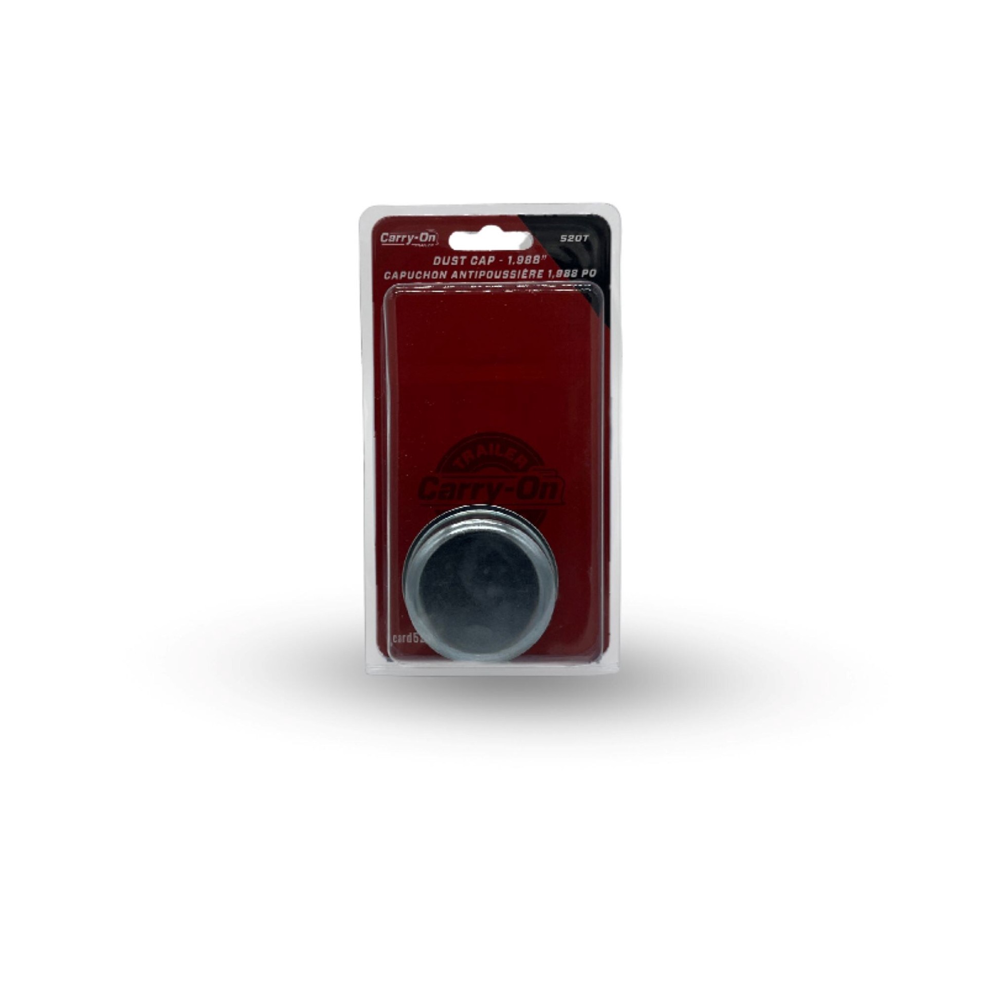 slide 2 of 2, Carry-On Trailer Trailer Repair Dust Cap - 2-Inch Black Metal Cap for Trailer Replacement, 1 ct