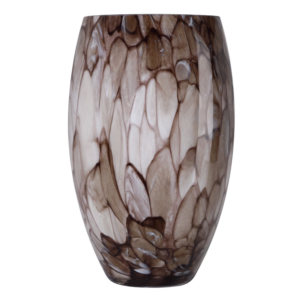 slide 4 of 6, Style Selections 7.62-in x 4.62-in Dome River stone Art glass Pendant light shade with 2-1/4-in Fitter, 1 ct