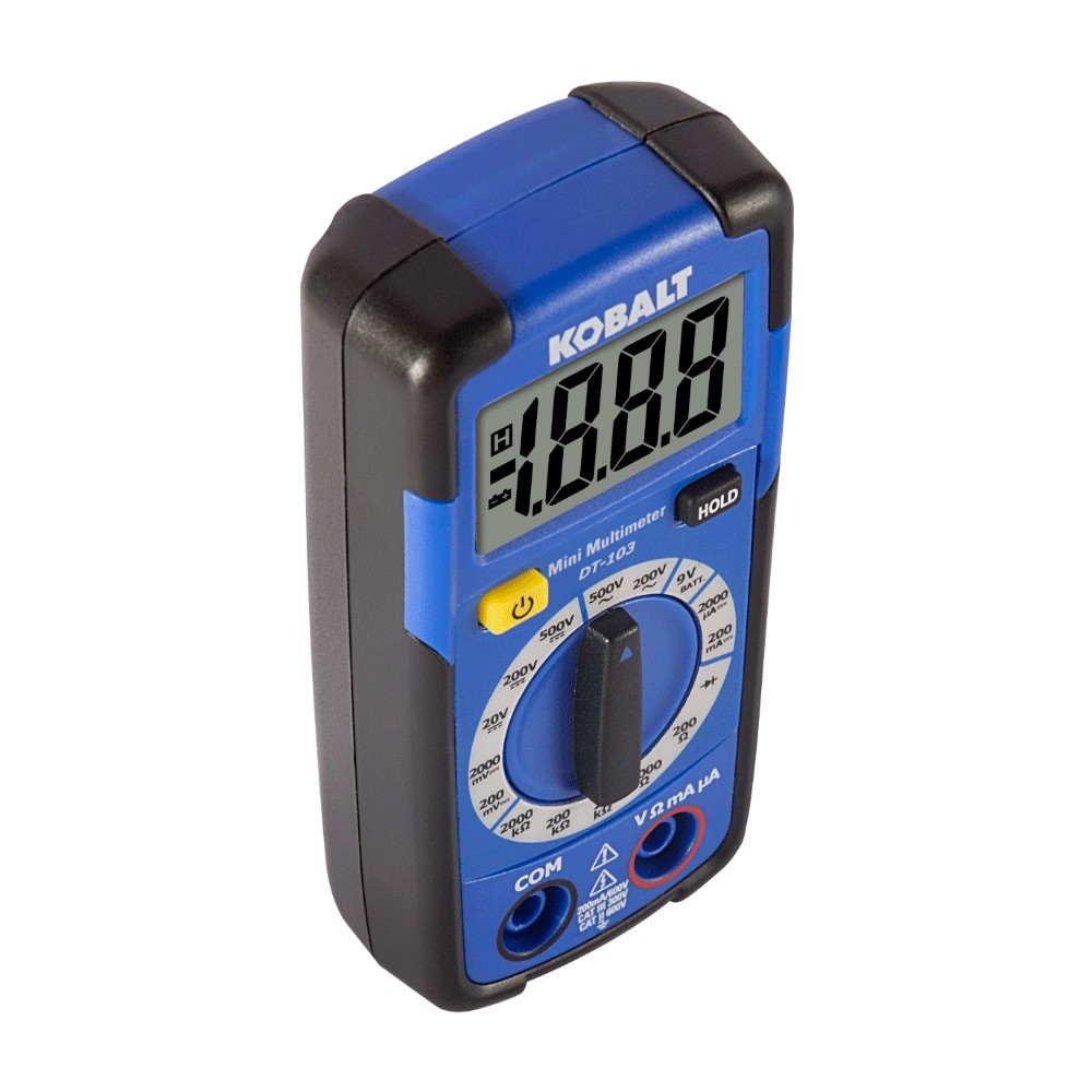 slide 5 of 6, Kobalt Digital Display Multimeter 0.2 Amp 500V -Volt, 1 ct