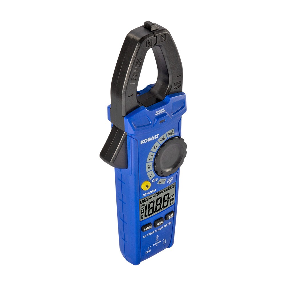 slide 2 of 6, Kobalt Digital Display Clamp meter Multimeter 400 Amp 600V -Volt, 1 ct