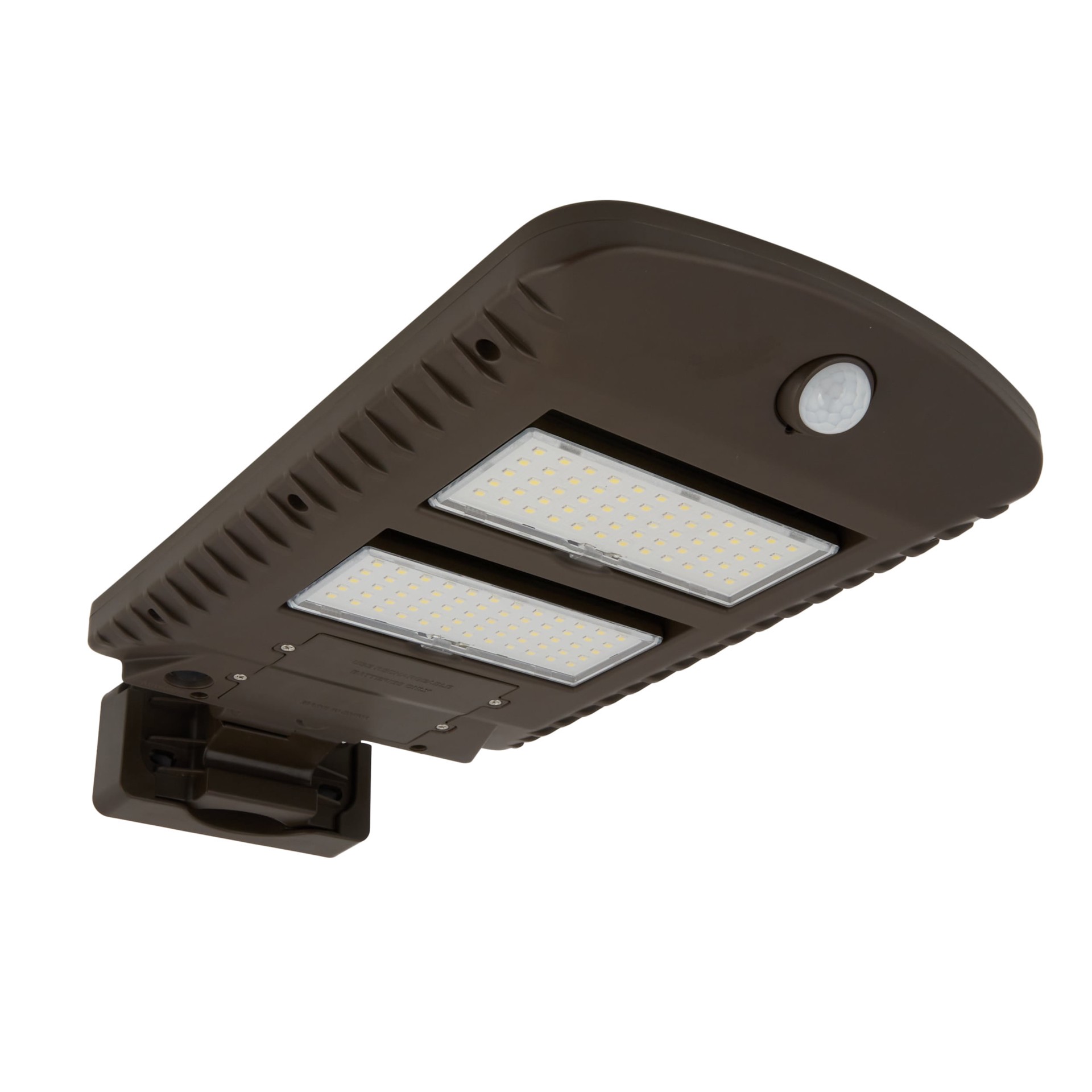 slide 1 of 6, Utilitech 120 -Degree 150 -Wattage Equivalent Solar LED Bronze 1 -Head Motion-Activated Flood Light 2000 -Lumen, 1 ct