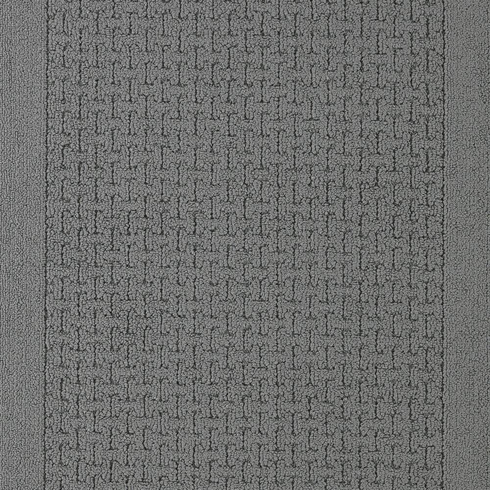 slide 4 of 6, Style Selections 2 x 3 (ft) Tufted Polyester Charcoal Grey Rectangular Indoor Solid Global Machine washable Throw rug, 1 ct