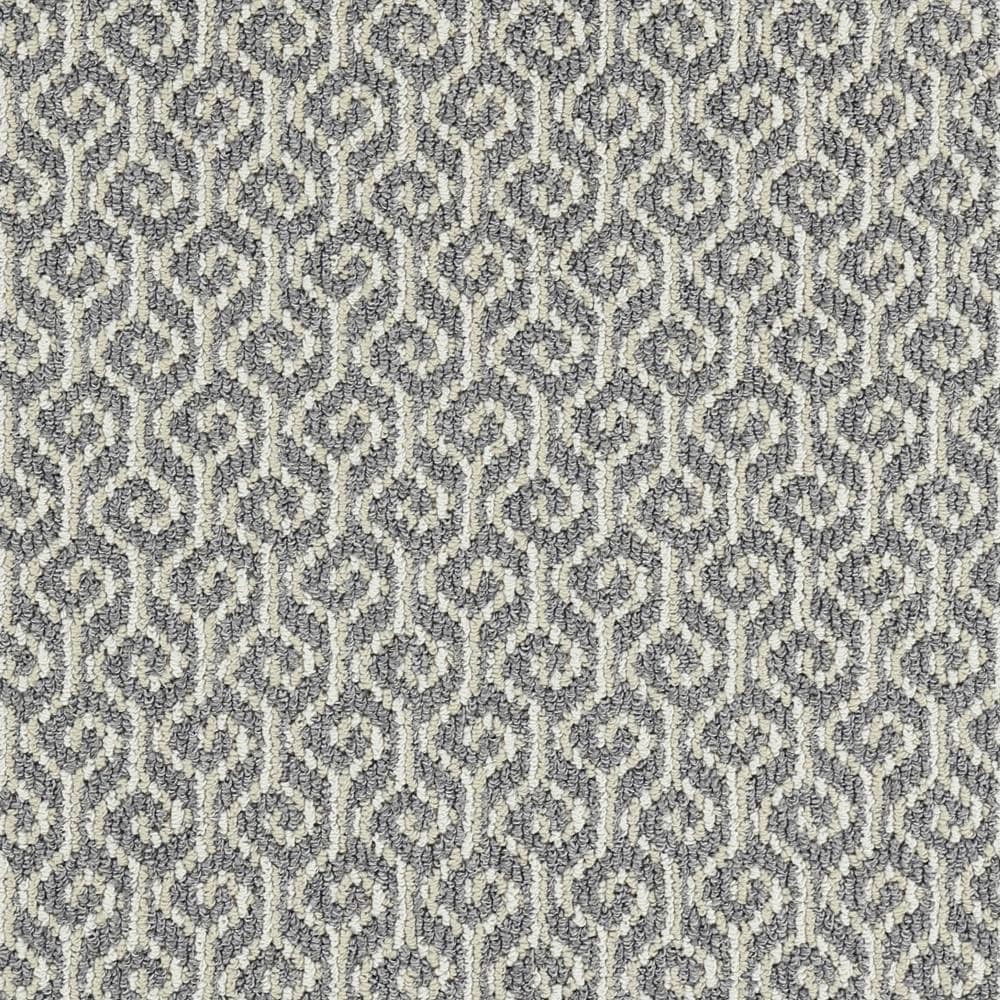 slide 3 of 6, Style Selections 2 x 3 (ft) Tufted Polyester Grey Rectangular Indoor Border Farmhouse/Cottage Machine washable Throw rug, 1 ct
