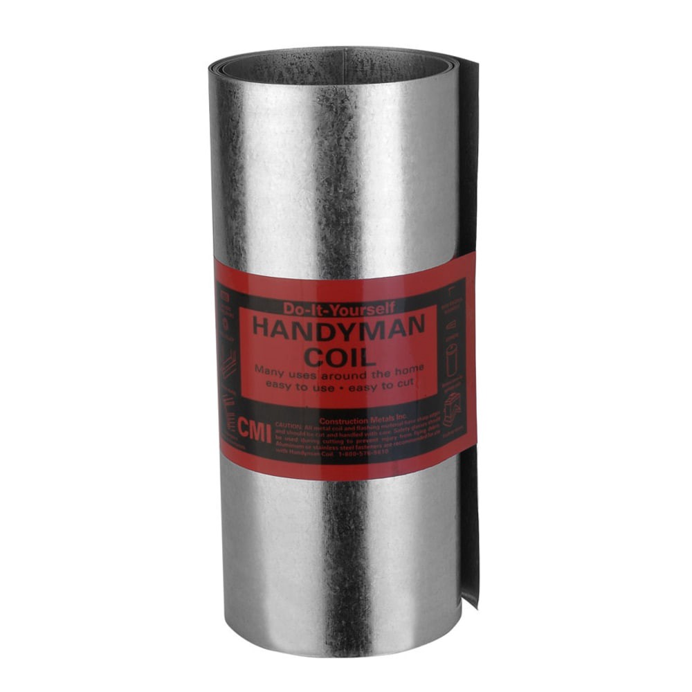 slide 1 of 6, Gibraltar Building Products 10-in x 25-ft Silver Galvanized steel Roll flashing, 1 ct