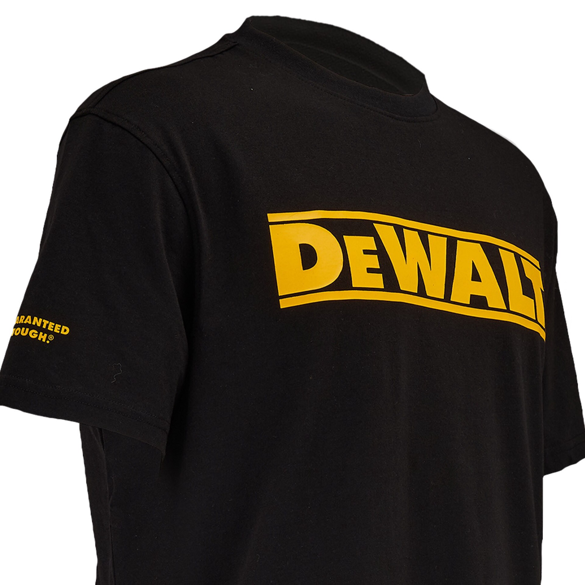 slide 4 of 4, DEWALT Men's Black Poplin Short sleeve Solid T-shirt ( XL ), 1 ct