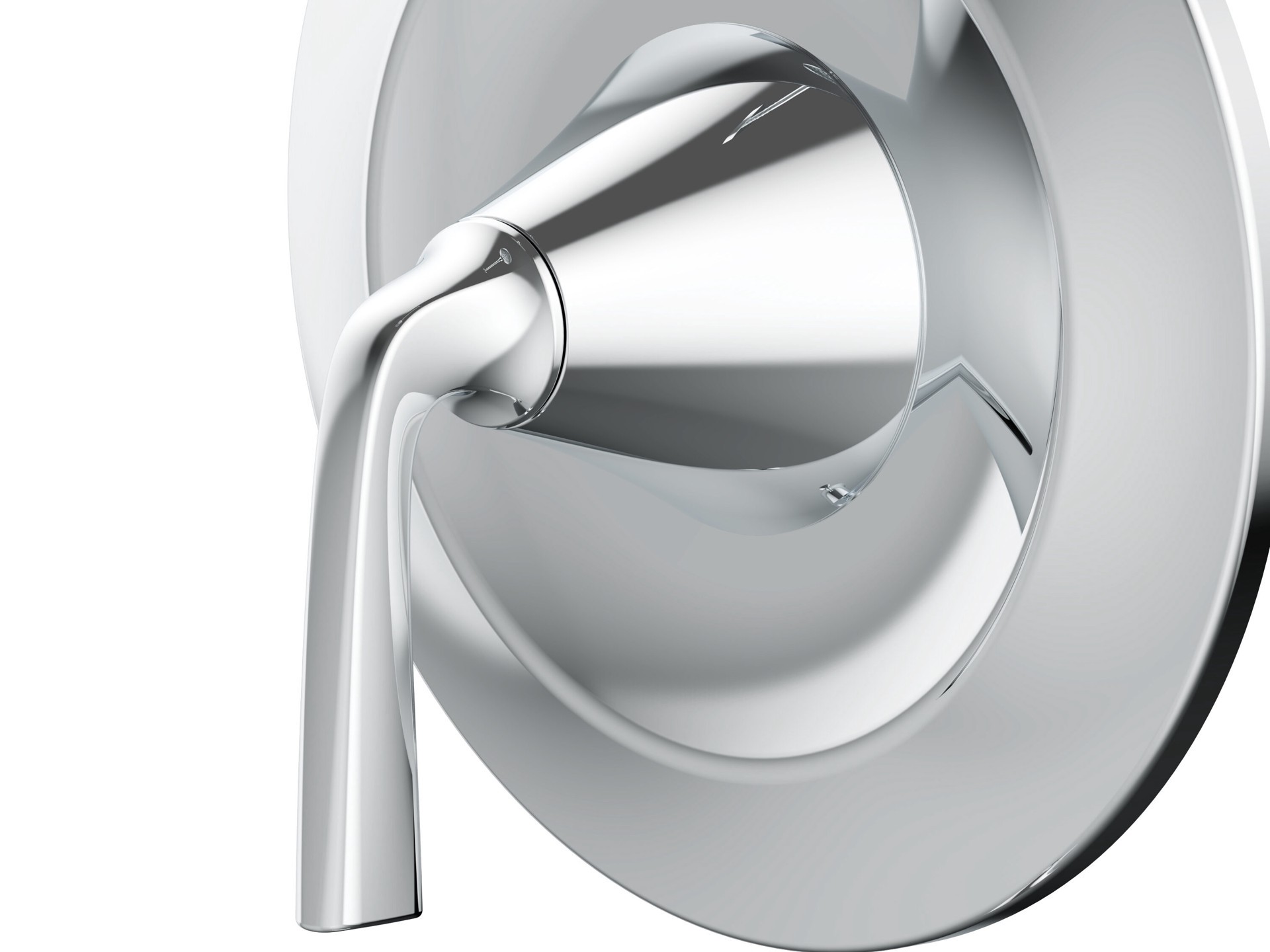 slide 4 of 5, allen + roth Mullen Polished Chrome 1-handle Multi-function 3.66-in Round Bathtub and shower Faucet with Valve, 1 ct