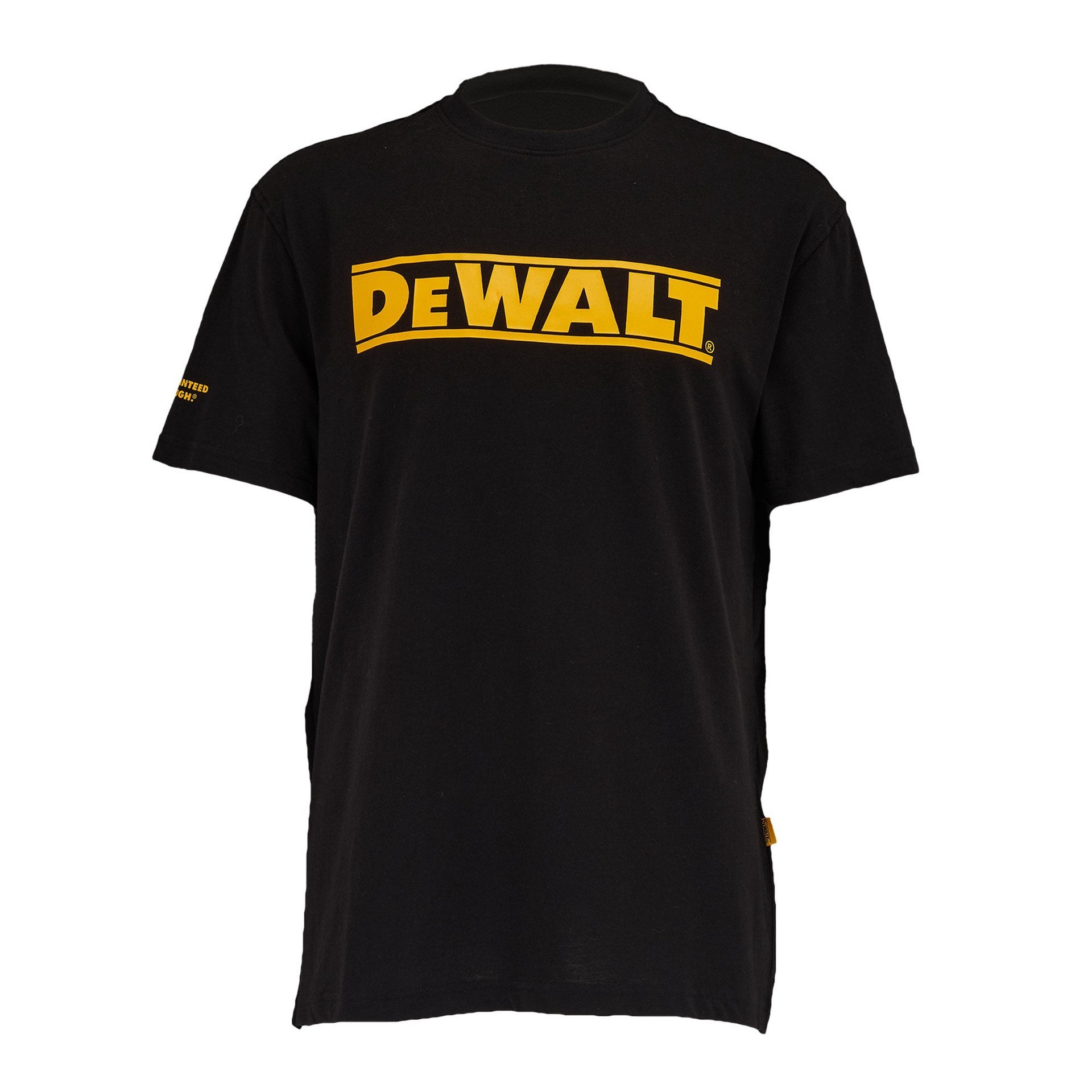 slide 1 of 4, DEWALT Men's Black Poplin Short sleeve Solid T-shirt ( Medium ), 1 ct