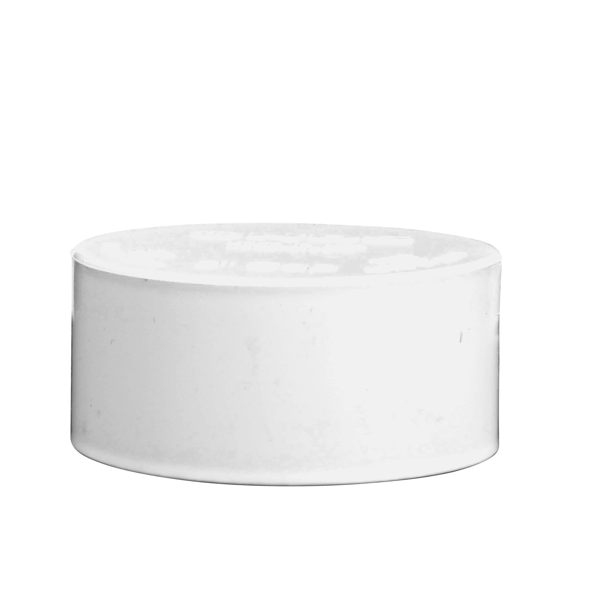 slide 5 of 6, NDS 3-in PVC Sewer and Drain Cap, 1 ct