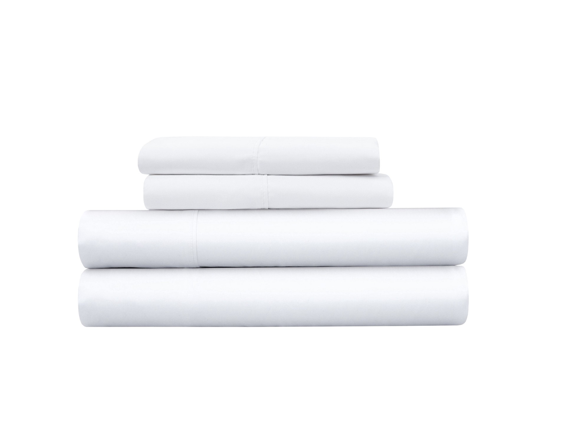 slide 4 of 6, Style Selections Twin 165 -Thread Count Microfiber White 4 -Piece Bed Sheet Set, 1 ct