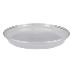 allen + roth 17.24-in Translucent Plastic Plant Saucer