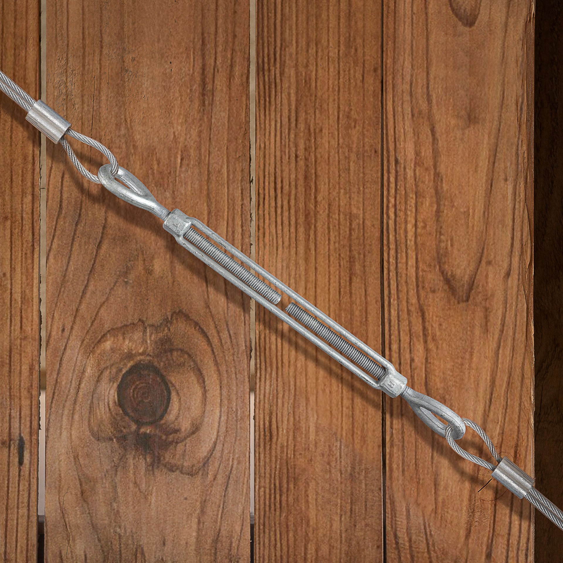 slide 4 of 4, National Hardware 1/2-in x 9-in Steel Eye and eye Turnbuckle, 1 ct