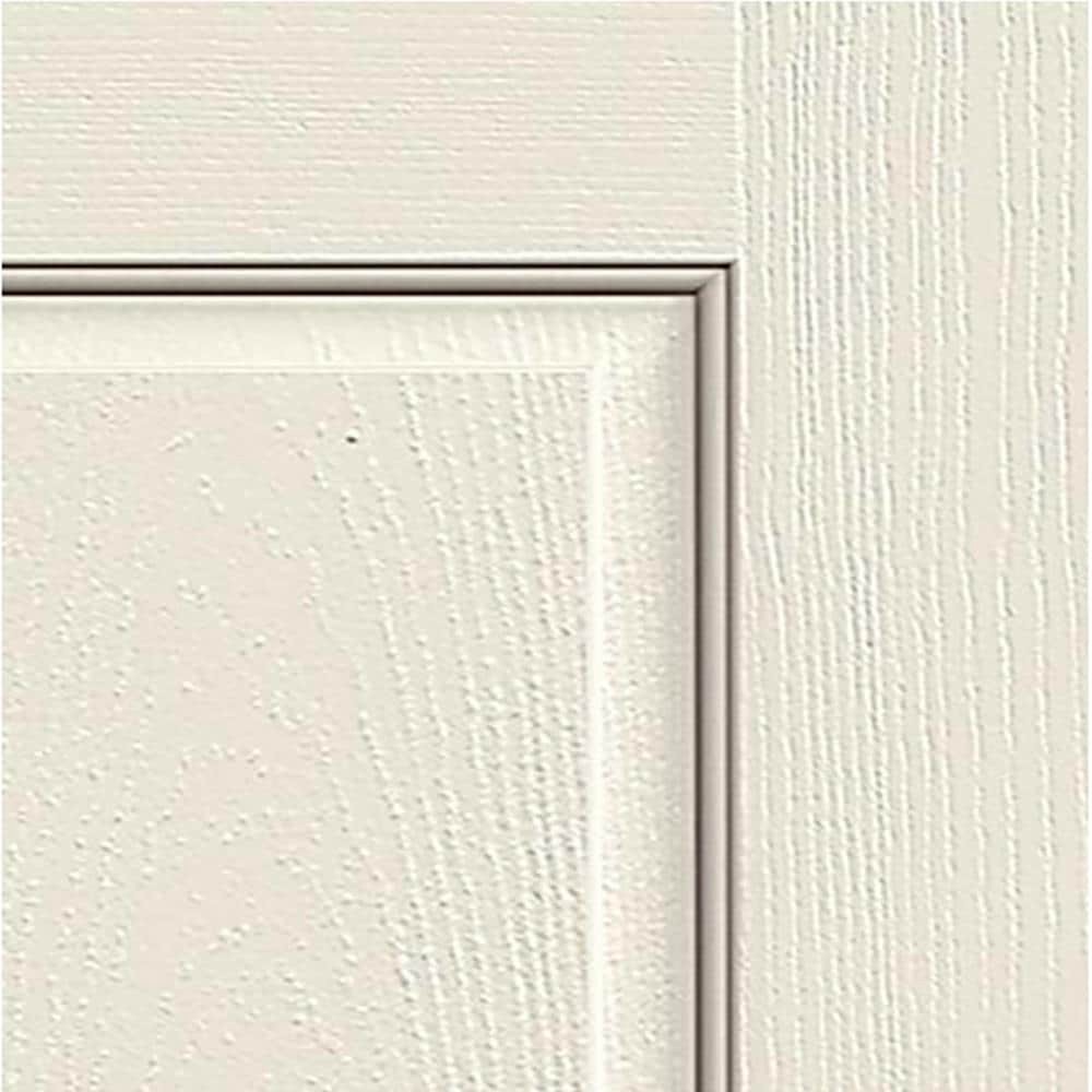 slide 3 of 6, RELIABILT 32-in x 80-in Hollow Core 2-panel Square Right Hand Smooth Molded Composite Split Jamb Single Prehung Interior Door (356 Casing), 1 ct