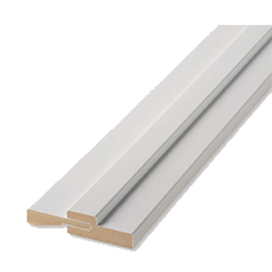 slide 4 of 6, RELIABILT 32-in x 80-in Hollow Core 2-panel Square Right Hand Smooth Molded Composite Split Jamb Single Prehung Interior Door (356 Casing), 1 ct