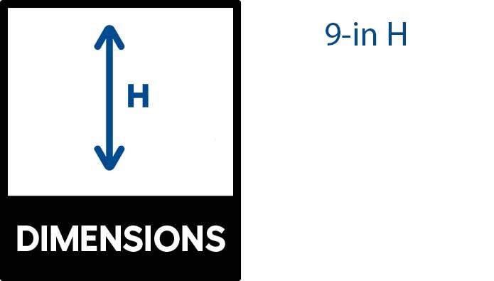 slide 6 of 6, allen + roth 9-in x 13-in Gray Fabric Drum Lamp Shade, 1 ct