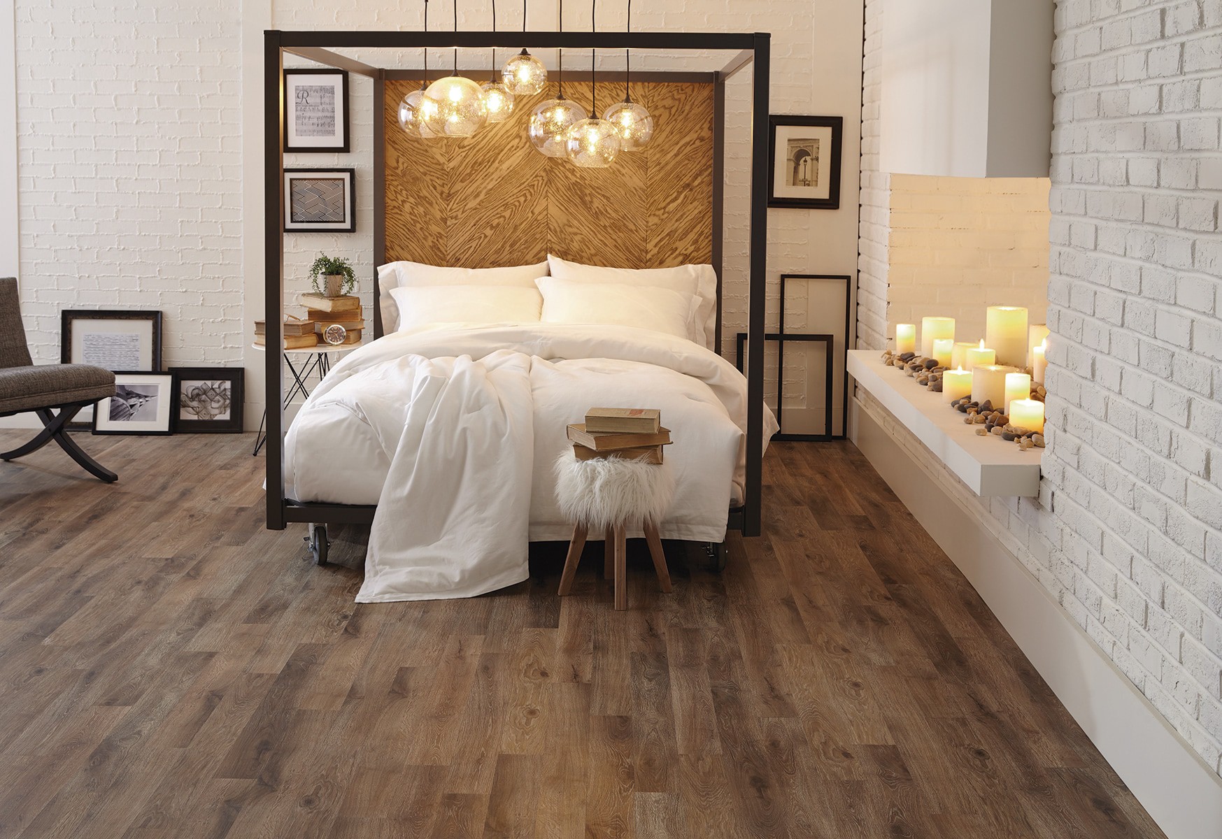slide 2 of 6, Style Selections Sawgrass Oak 3-mil x 6-in W x 36-in L Peel and Stick Luxury Vinyl Plank Flooring ( 1.5-sq ft Piece ), 1 ct
