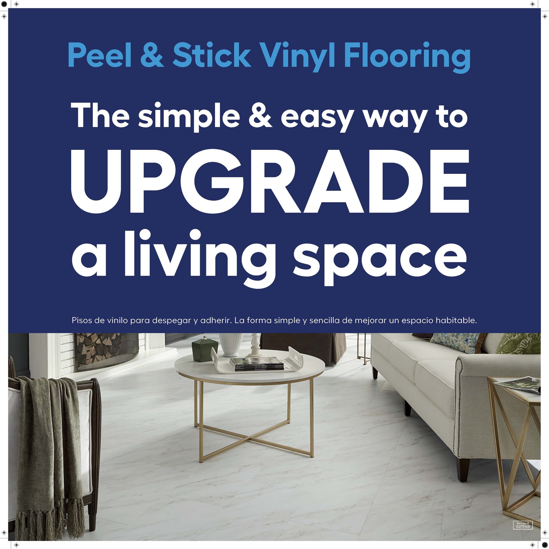 slide 5 of 6, Style Selections Sawgrass Oak 3-mil x 6-in W x 36-in L Peel and Stick Luxury Vinyl Plank Flooring ( 1.5-sq ft Piece ), 1 ct