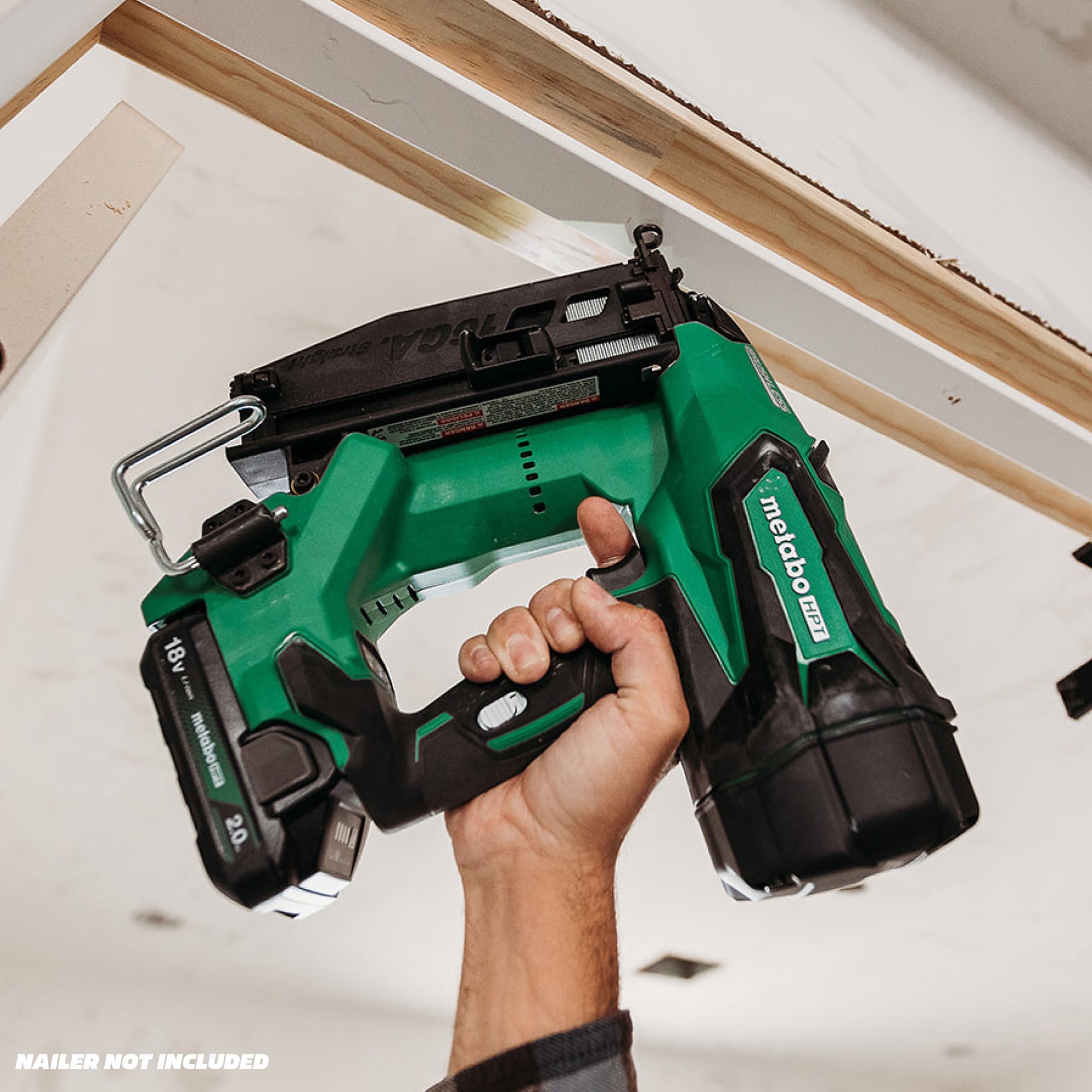 slide 4 of 5, Metabo HPT 2-in 16 -Gauge 6d Straight Galvanized Collated Finish nails 2500 -Per Box, 1 ct