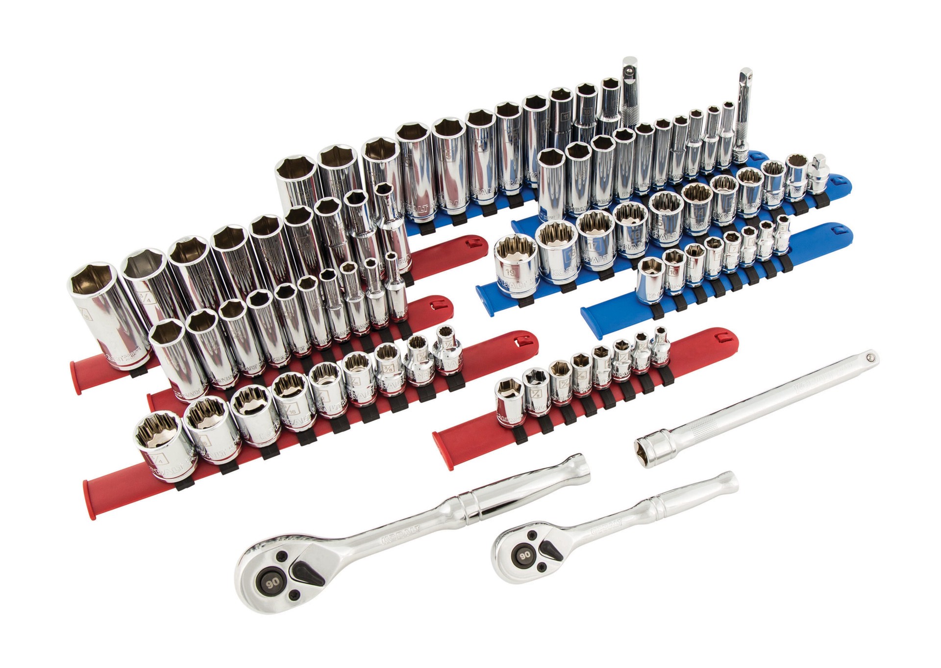 slide 3 of 6, Kobalt 230 -Piece Chrome Household Tool Set with Soft Case, 1 ct