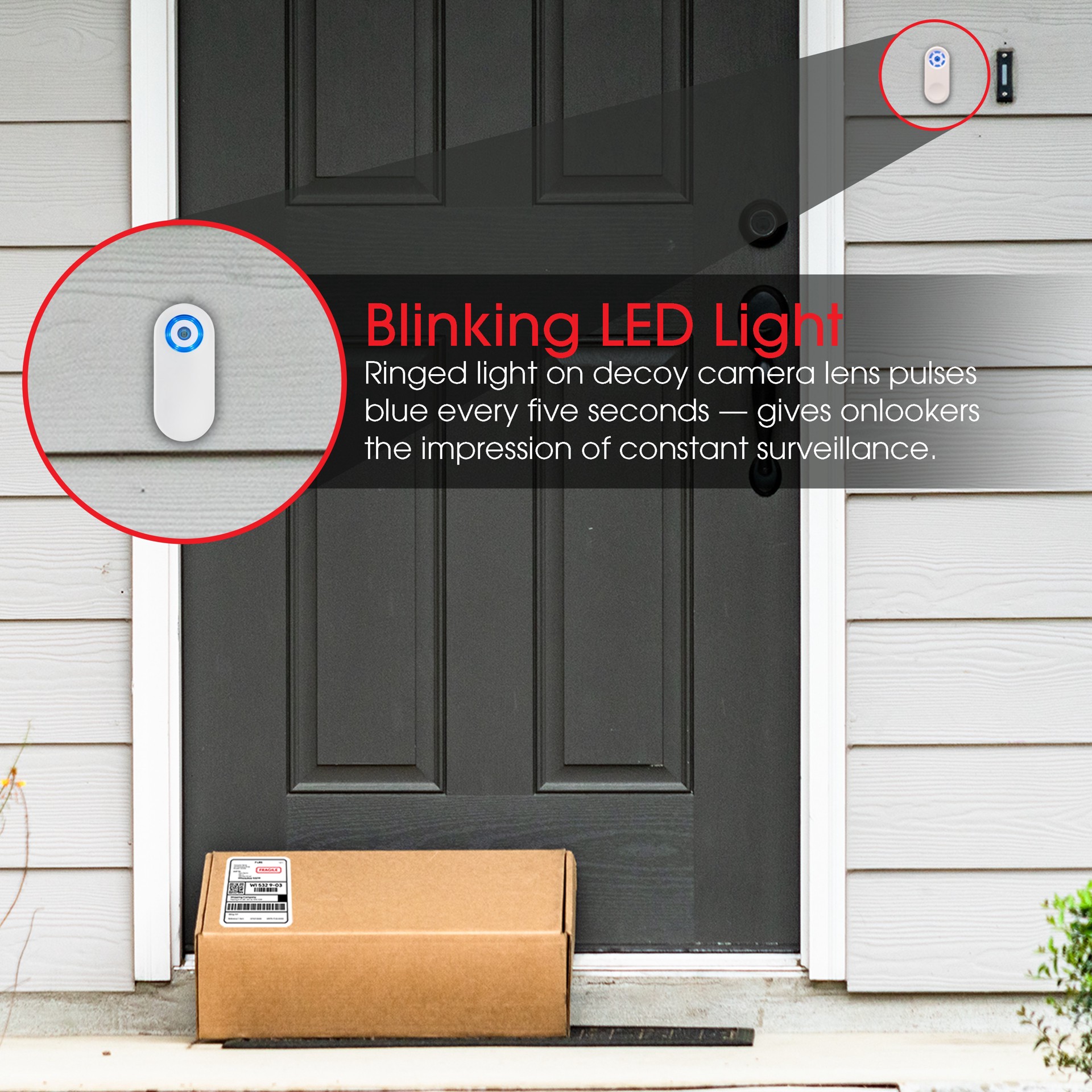 slide 3 of 4, Power Gear Exterior Simulated Security Camera, 1 ct