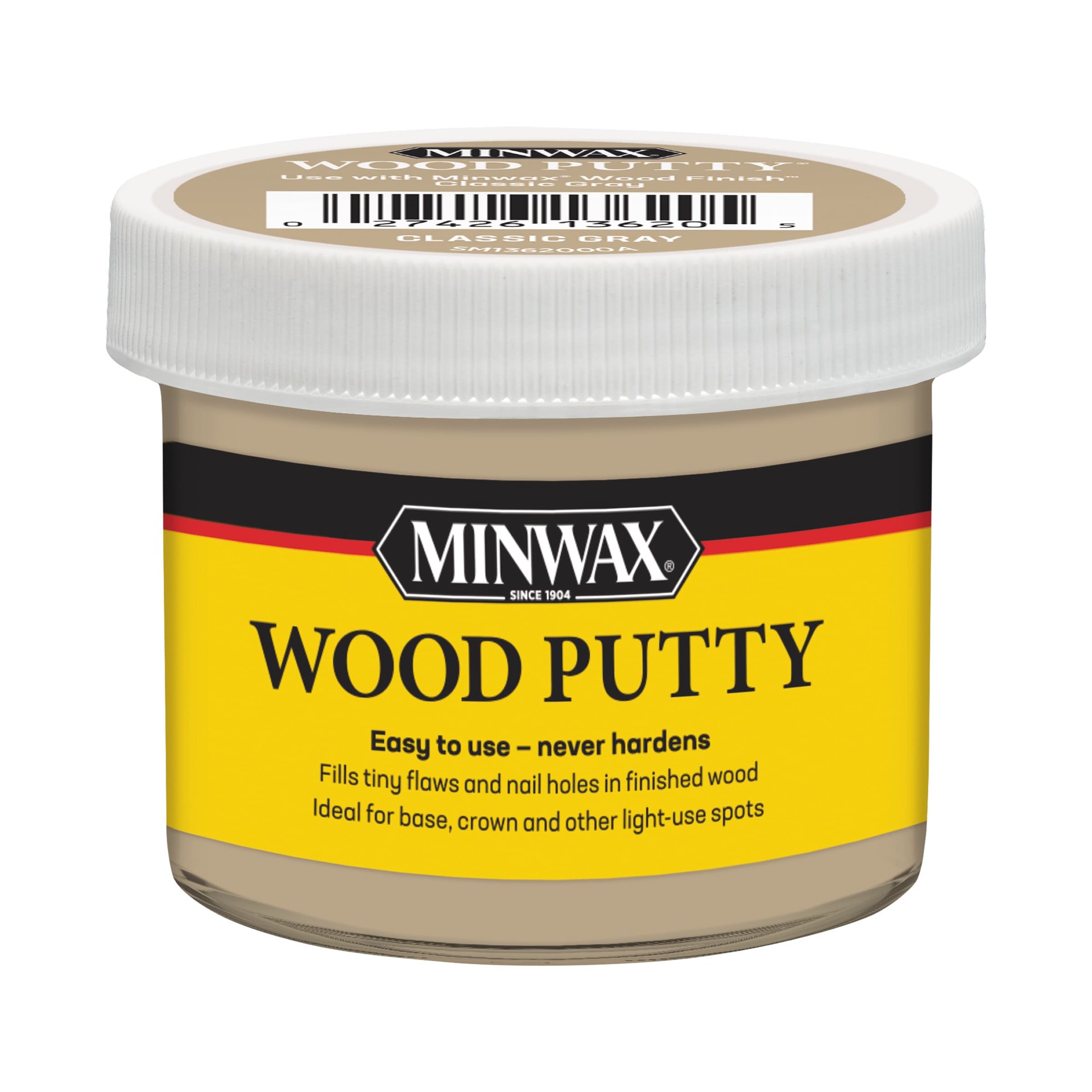 slide 2 of 2, Minwax Wood Putty Gray Oil-based Wood putty, 1 ct