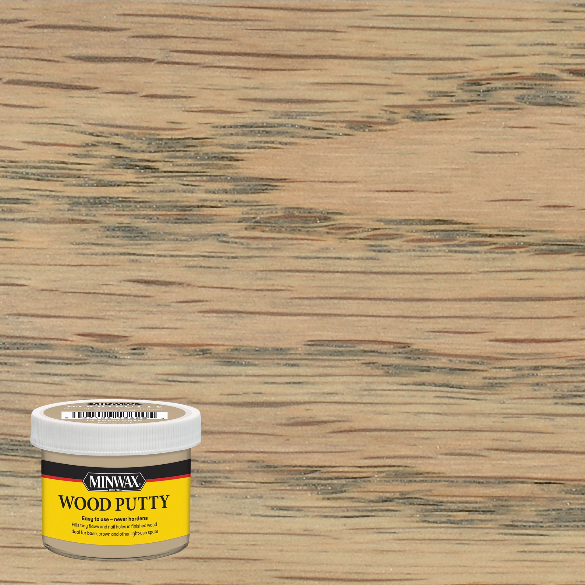 slide 1 of 2, Minwax Wood Putty Gray Oil-based Wood putty, 1 ct