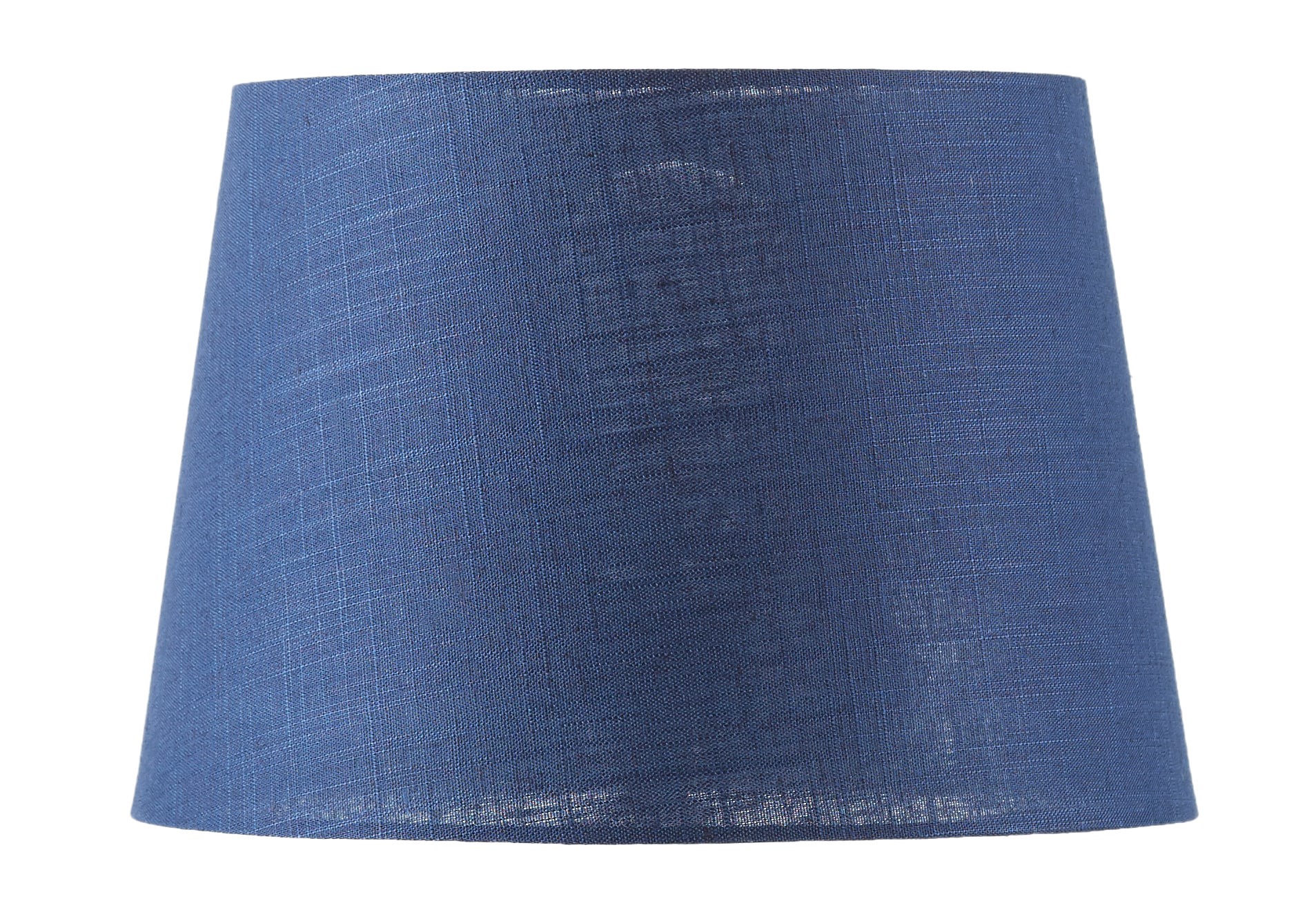slide 1 of 6, allen + roth 7-in x 10-in Navy Fabric Drum Lamp Shade, 1 ct