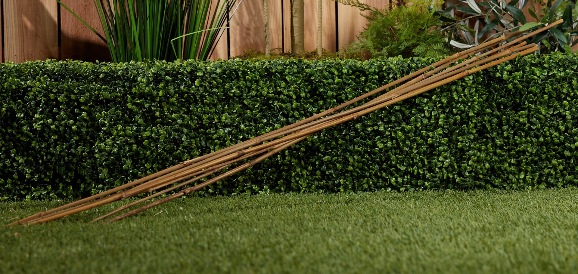 slide 4 of 6, 6 -Pack 48-in Bamboo Plant Support Landscape Stake, 1 ct