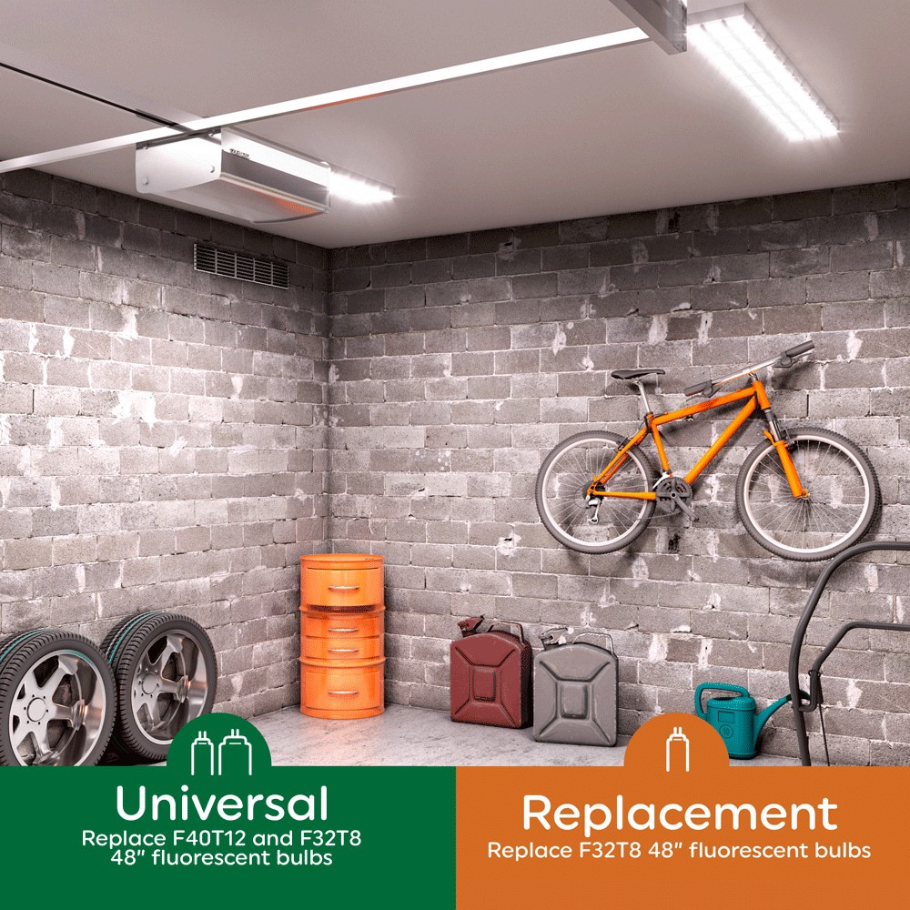 slide 5 of 6, GE T5 LED Replacement 8 -Watt EQ T5 Color-changing Miniature bi-pin base LED Tube Light Bulb, 1 ct