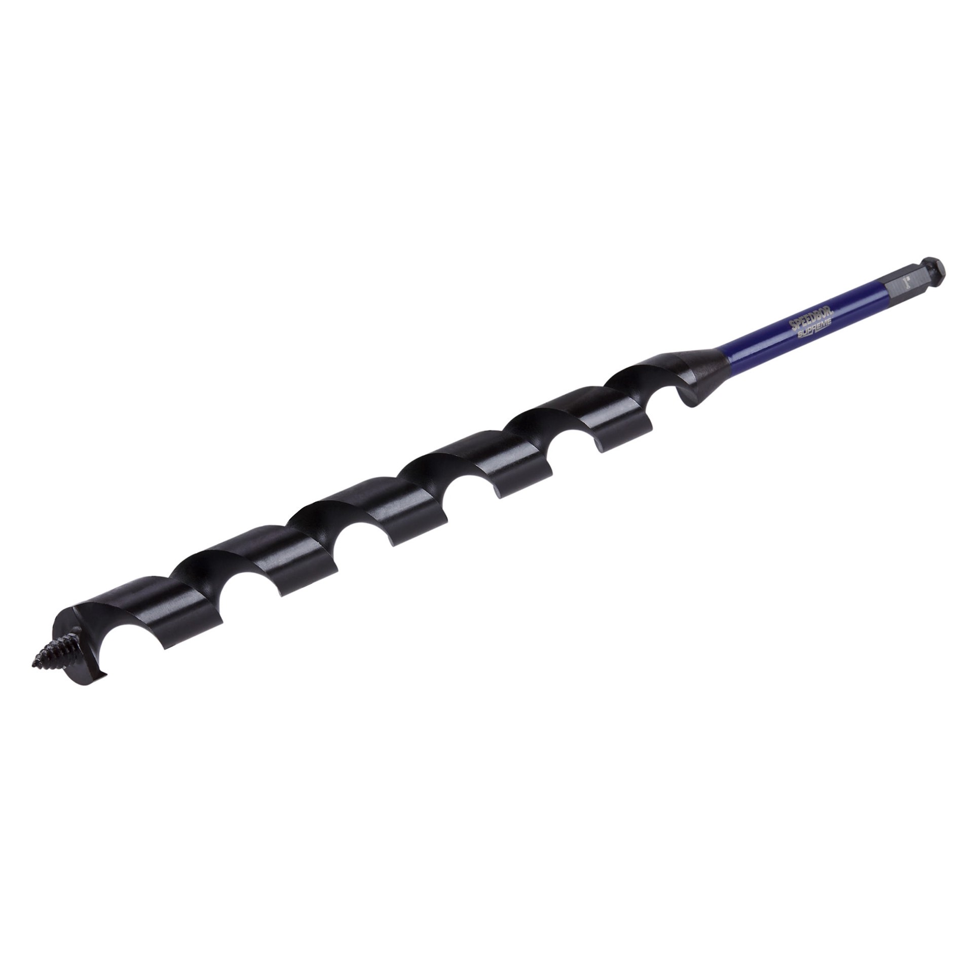 slide 1 of 6, IRWIN SPEEDBOR SUPREME 1-in x 18-in Woodboring Auger bit Drill Bit, 1 ct