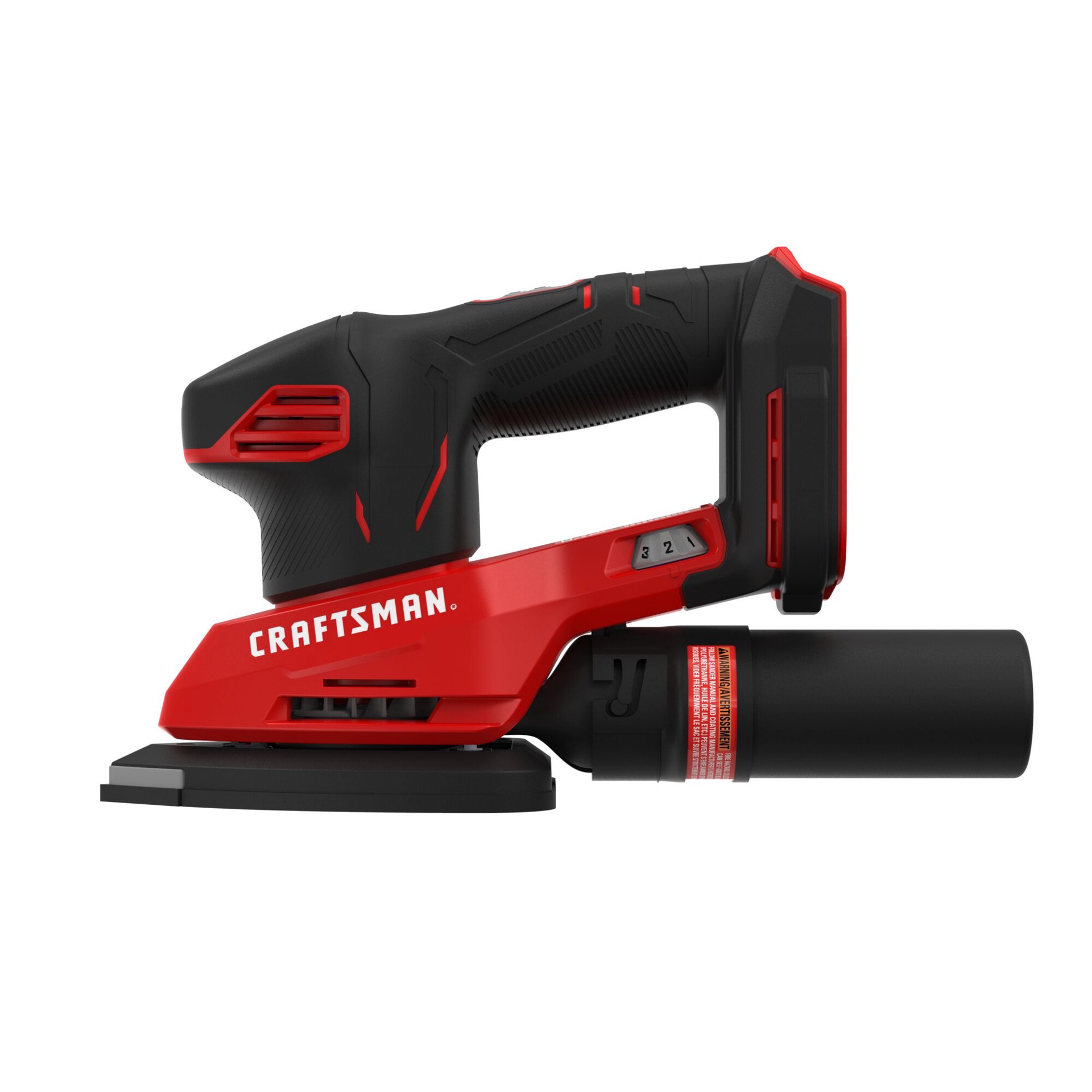 slide 1 of 6, CRAFTSMAN V20 20-Volt Variable Speed Detail Cordless Sander with Dust Management (Battery Not Included), 1 ct