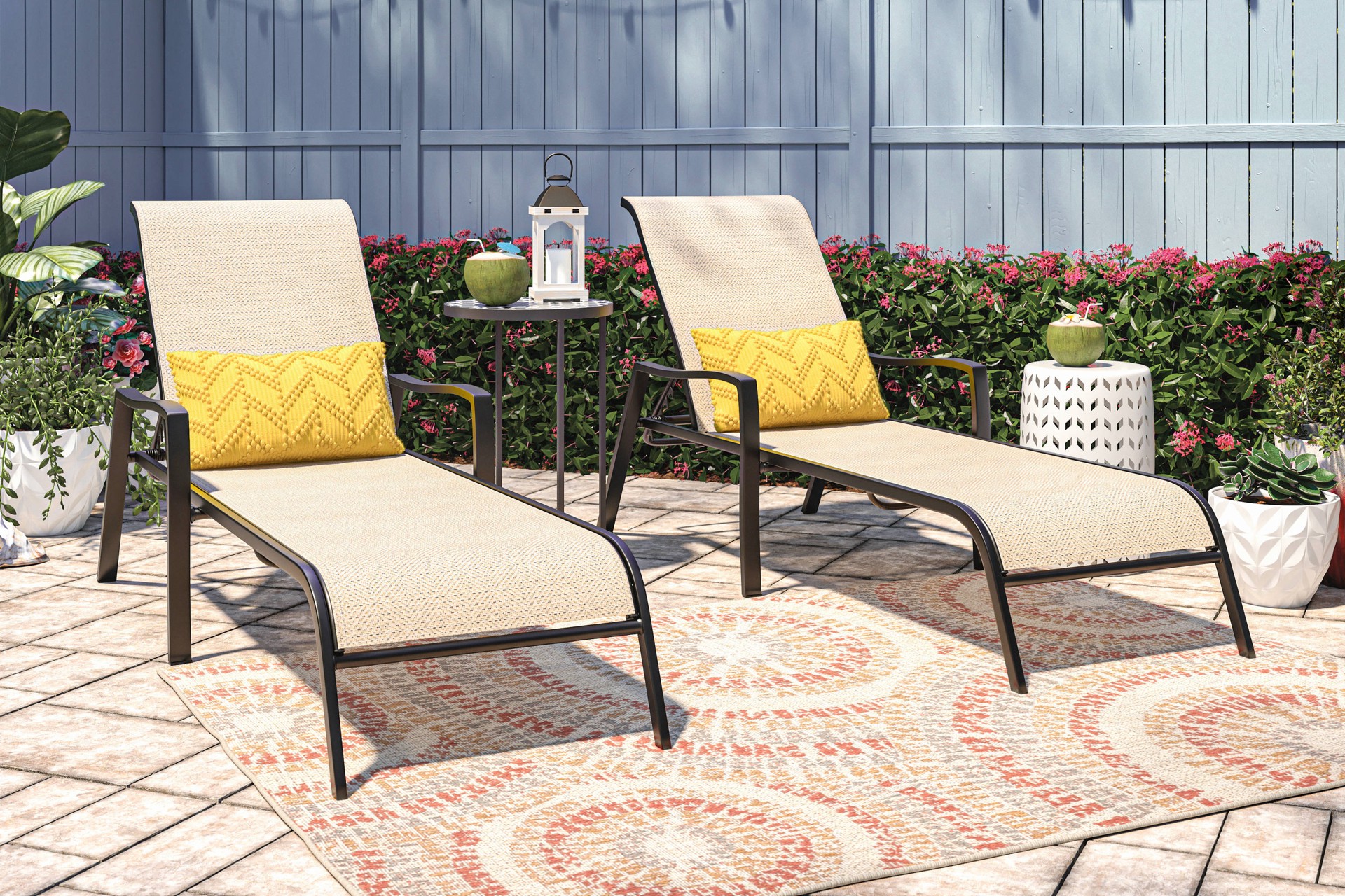 slide 3 of 6, allen + roth 16.61-in W x 16.61-in L White Resin Indoor/Outdoor Planter, 1 ct