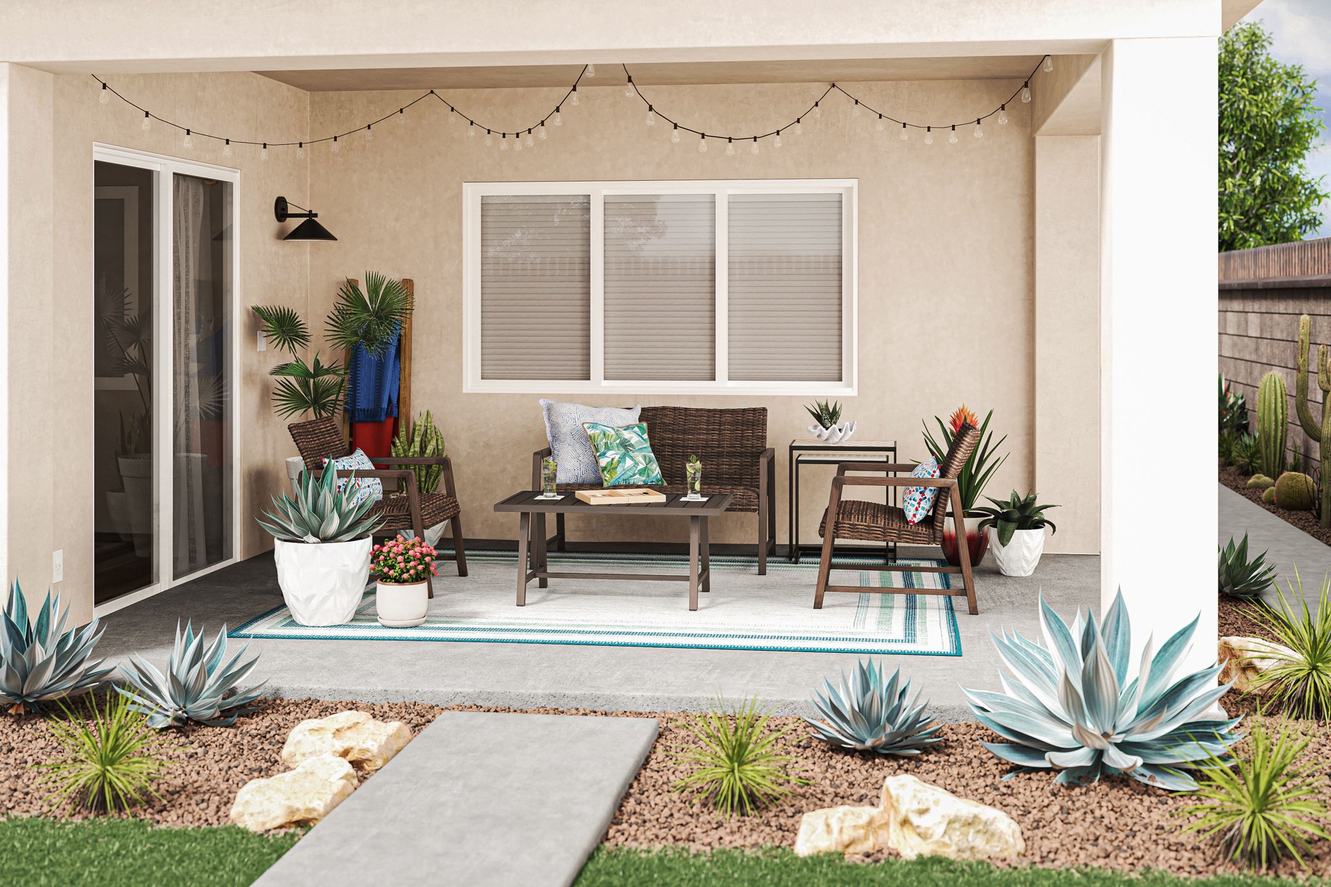 slide 3 of 6, allen + roth Round 13.86-in W x 13.86-in L White Recycled plastic Indoor/Outdoor Planter, 1 ct