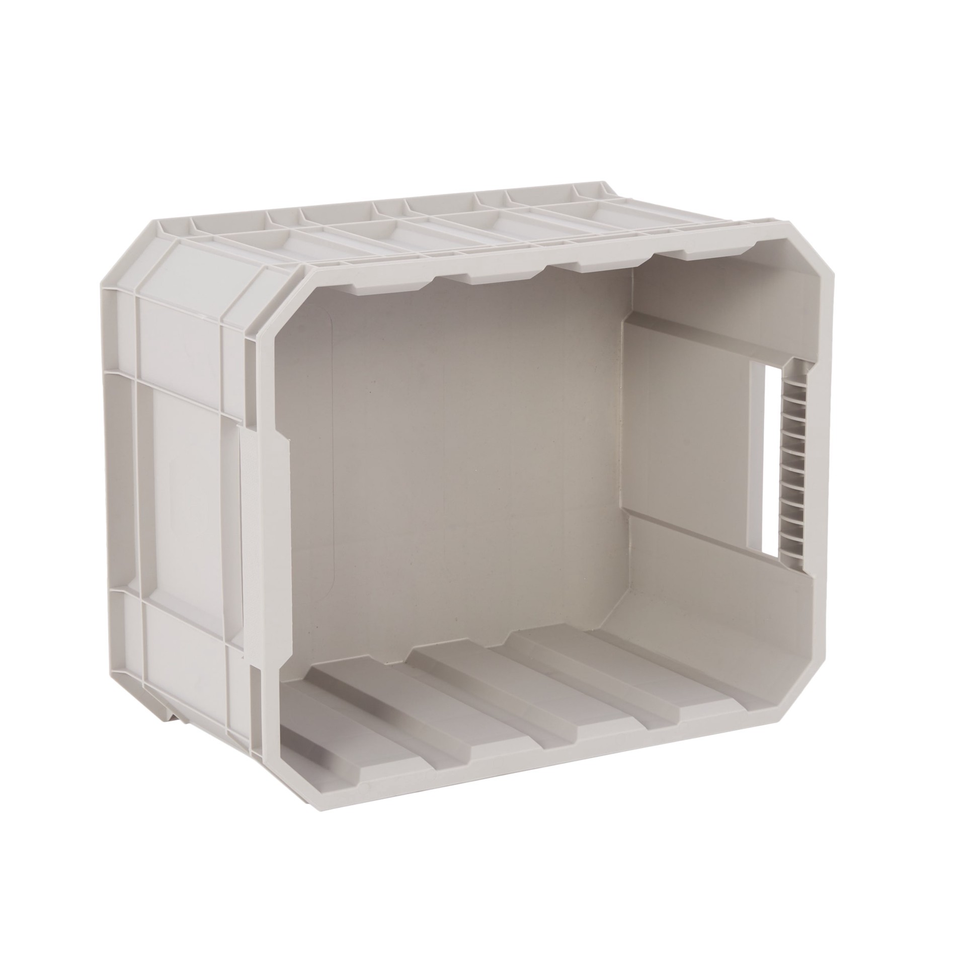 slide 3 of 6, Kobalt Medium 8.5 -Gallons ( 34 -Quarts ) Grey Heavy Duty Stackable Tote, 1 ct